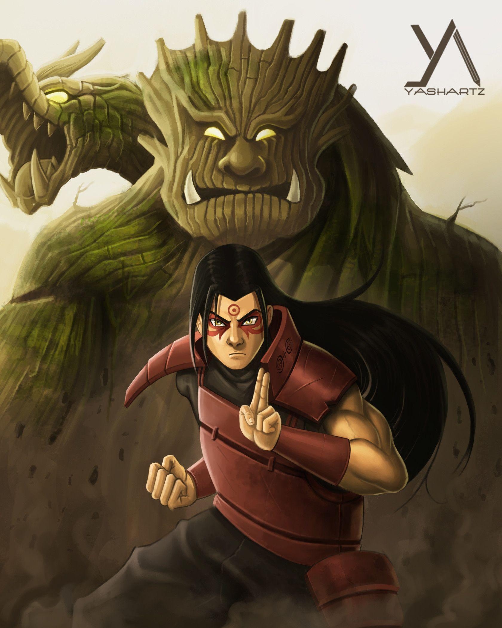 Hashirama Senju, Holz Golem, Kostenlose Tapete, Anime, Konoha, 1680x2100 HD Handy