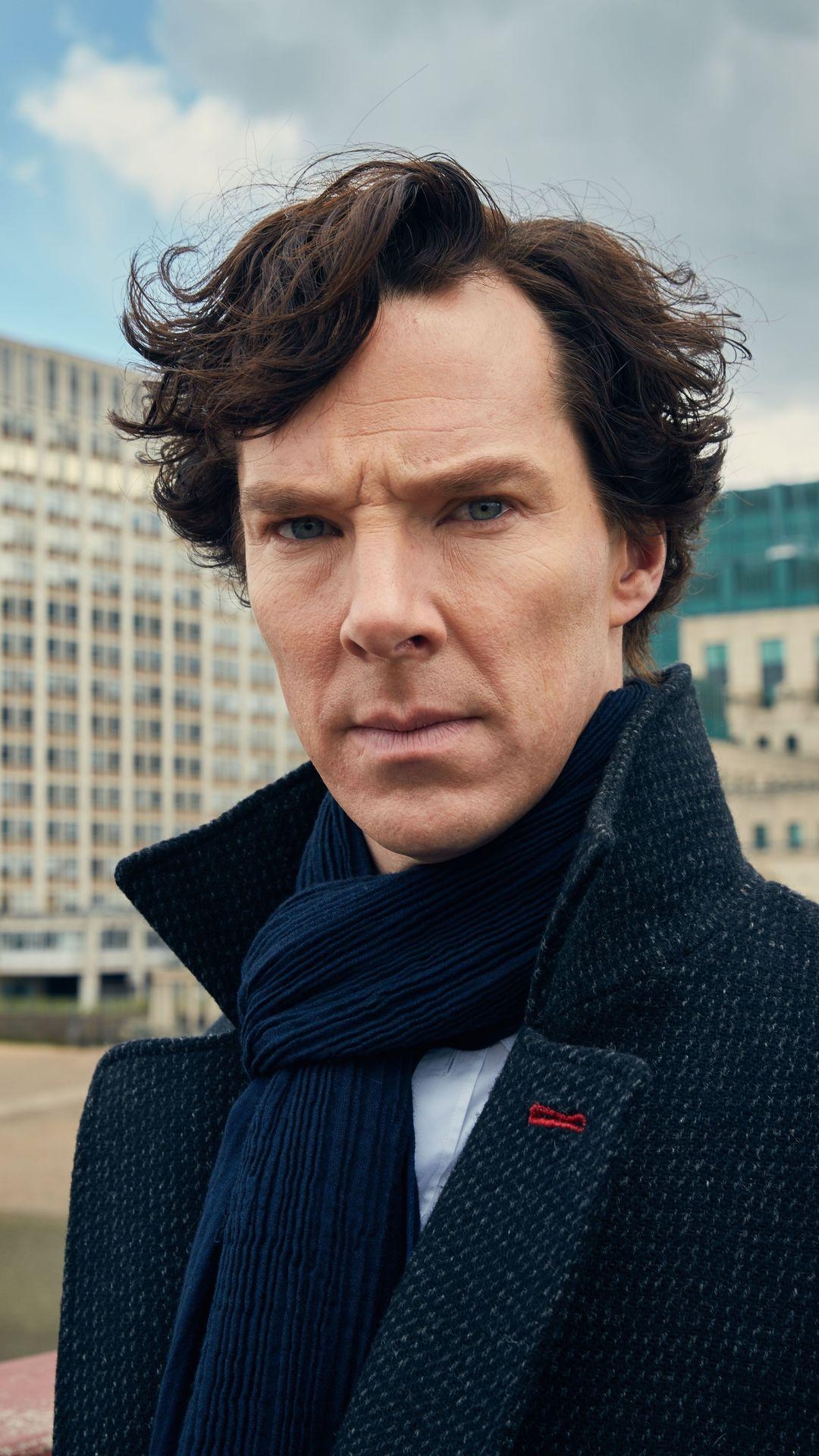 Benedict Cumberbatch, Sherlock Holmes, 8K, iPhone, Detektiv, 1080x1920 Full HD Handy