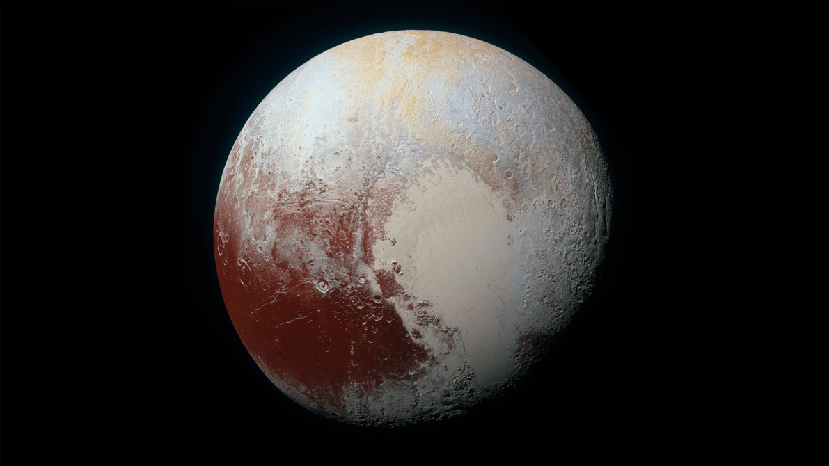 Pluto, 1440p, unkomprimiert, Raumfahrt, Himmel, 1200x670 HD Desktop