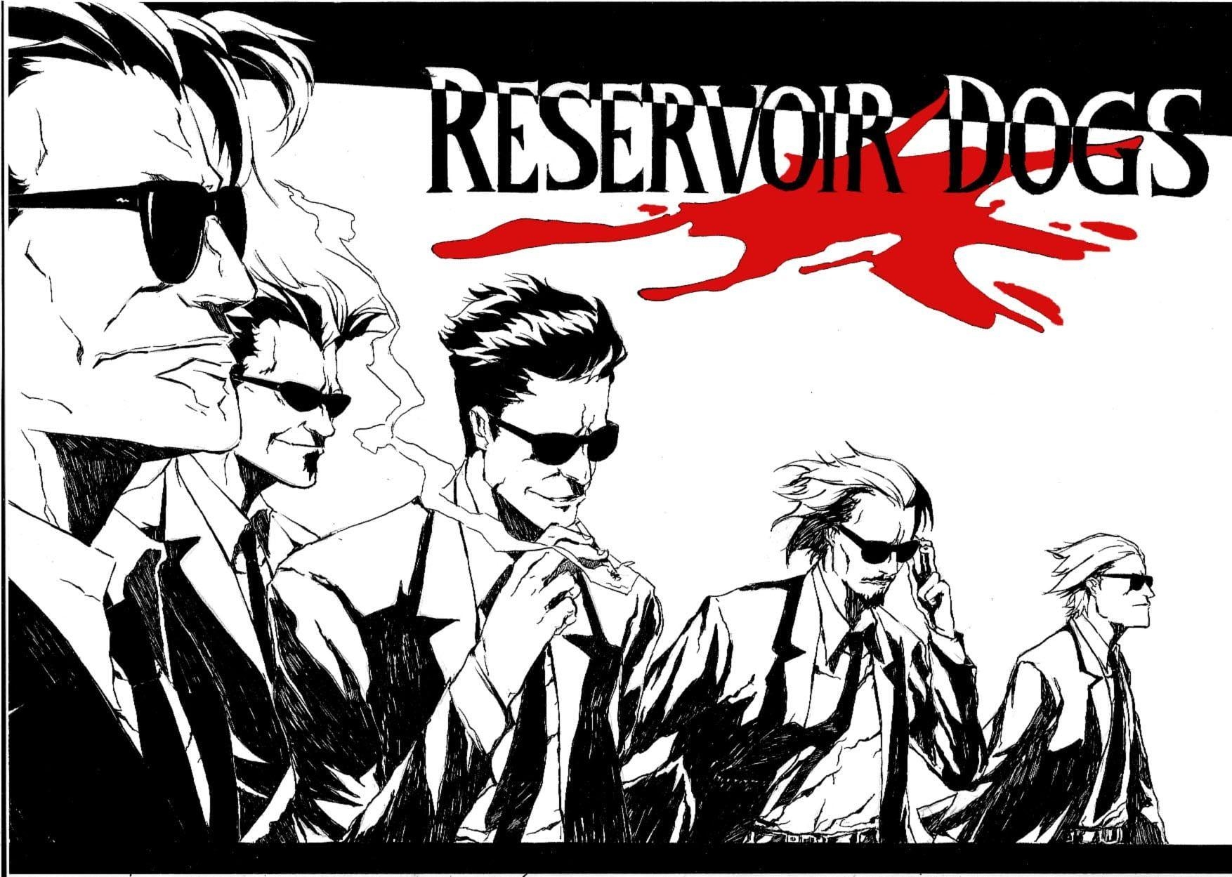 Reservoir Dogs, Anime, HD, Tarantino, Stilikone, 1760x1250 HD Desktop