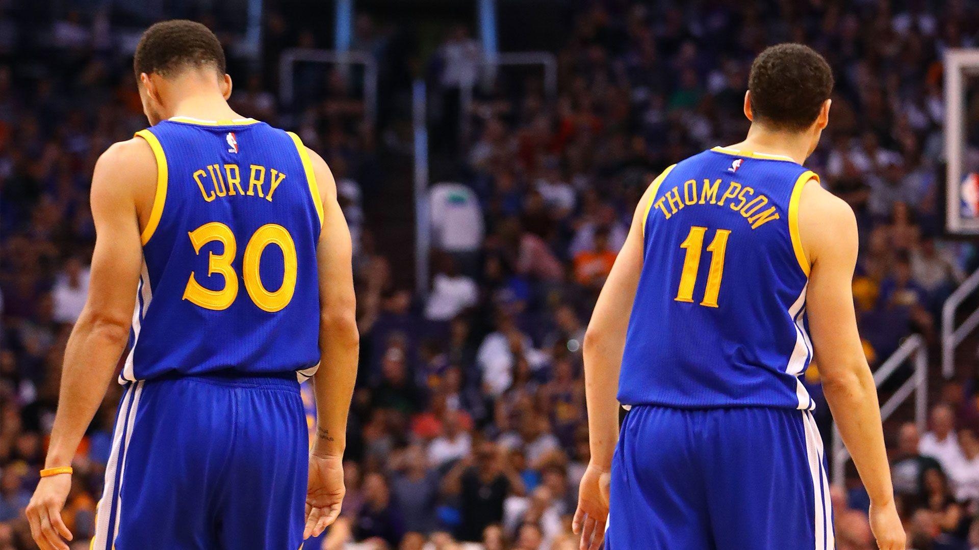 Stephen Curry, Klay Thompson, Warriors, Widescreen, Duo, 1920x1080 Full HD Desktop