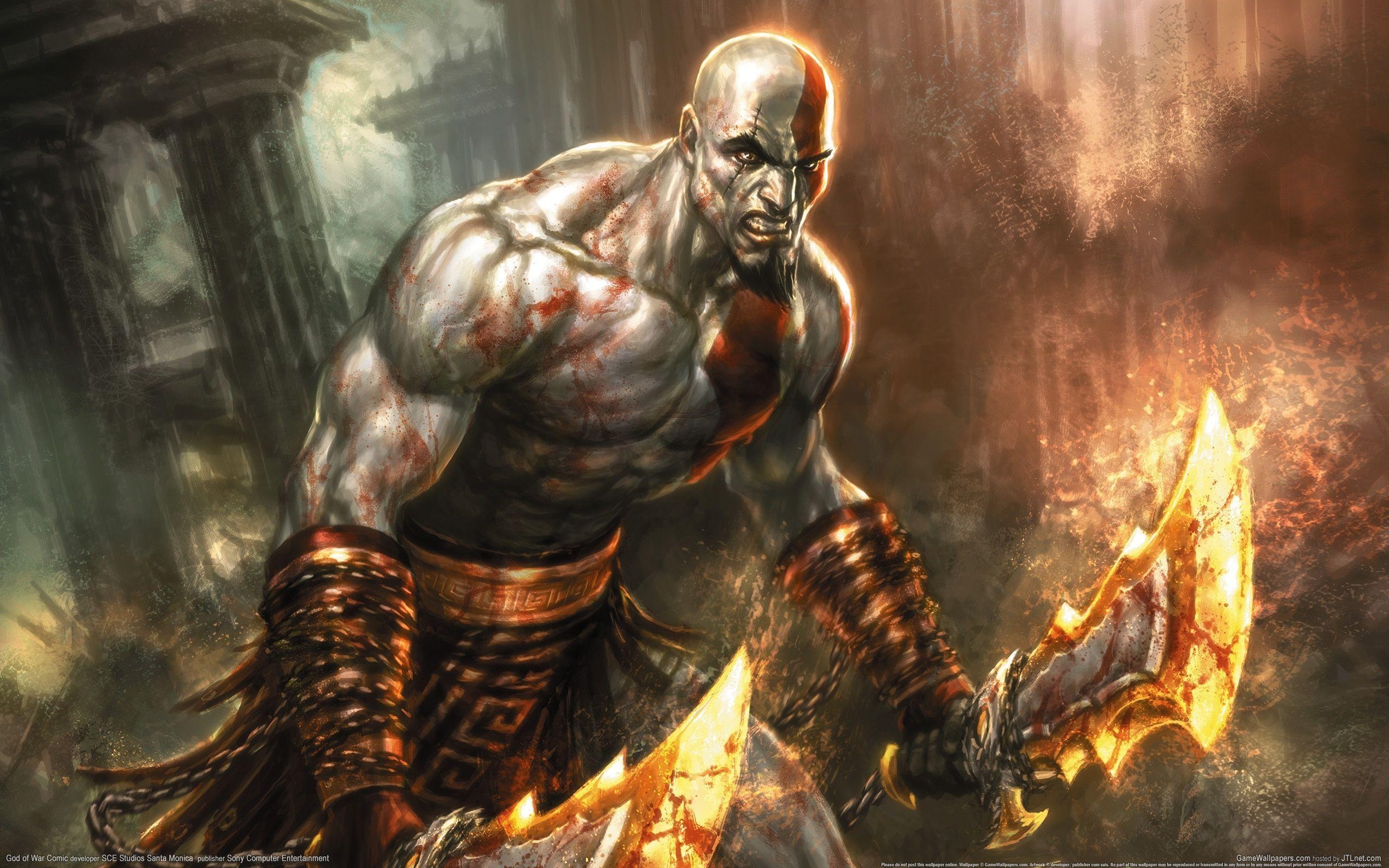 Videospiel, Kratos, God of War, Kampf, Abenteuer, 2560x1600 HD Desktop