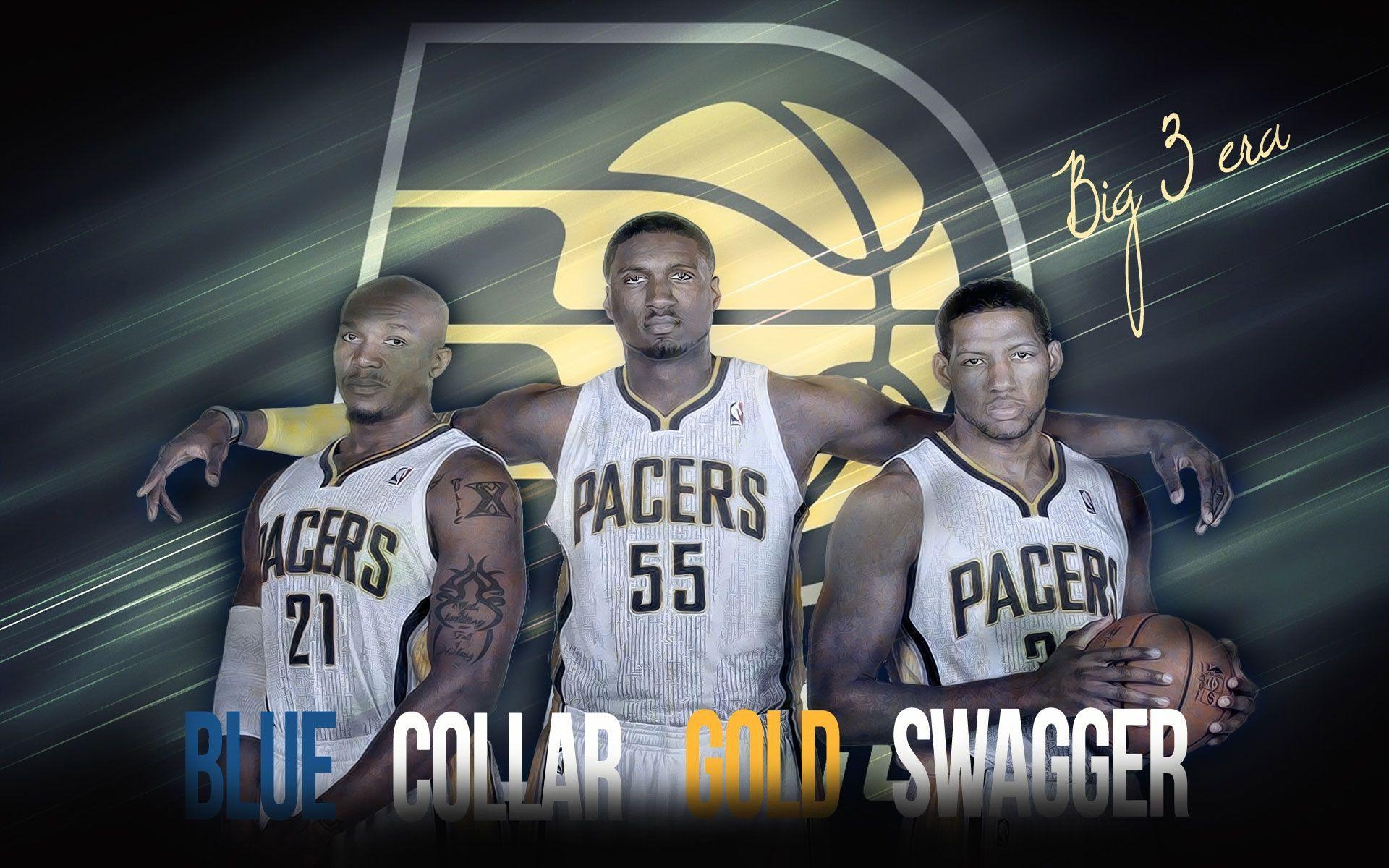 Indiana Pacers, Blau Kragen, Gold Swagger, Team, Sport, 1920x1200 HD Desktop