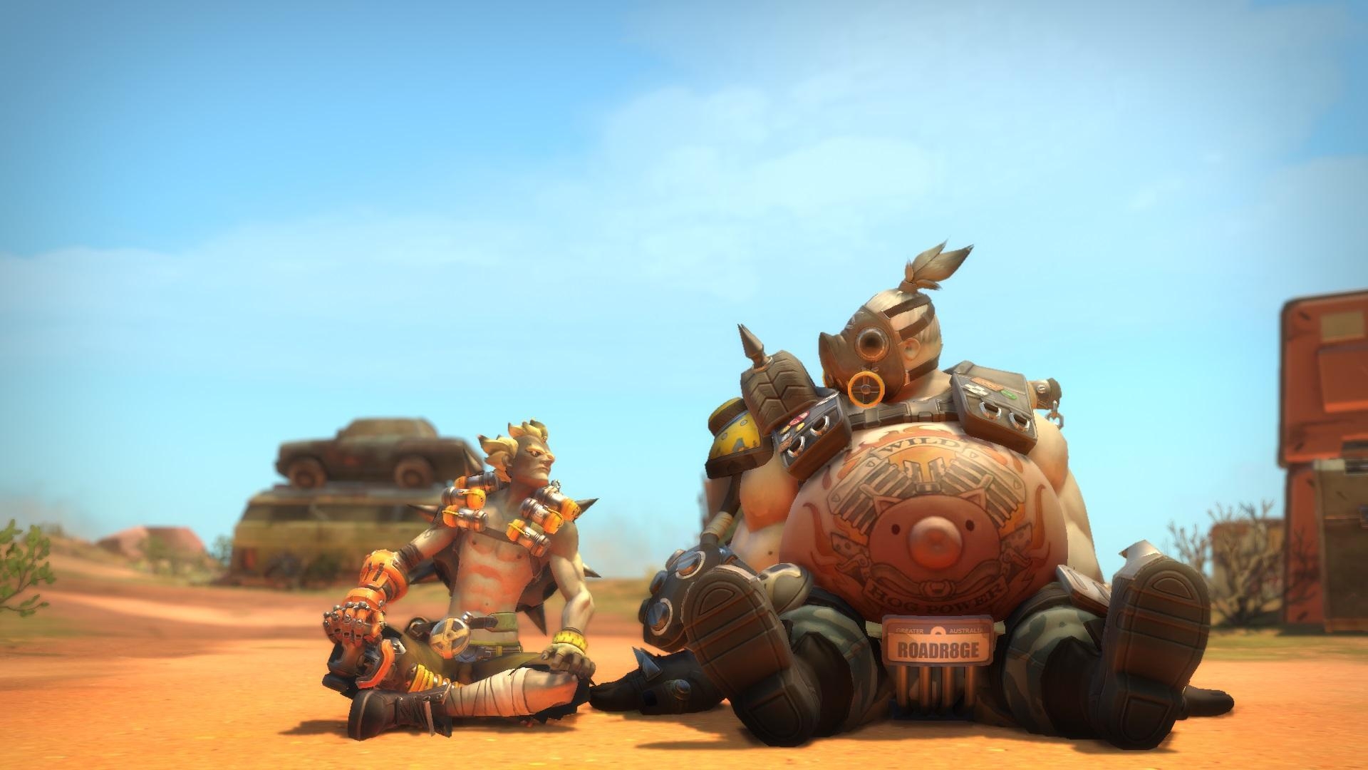 Junkrat, Overwatch, Junkertown, Full HD, Herunterladen, 1920x1080 Full HD Desktop