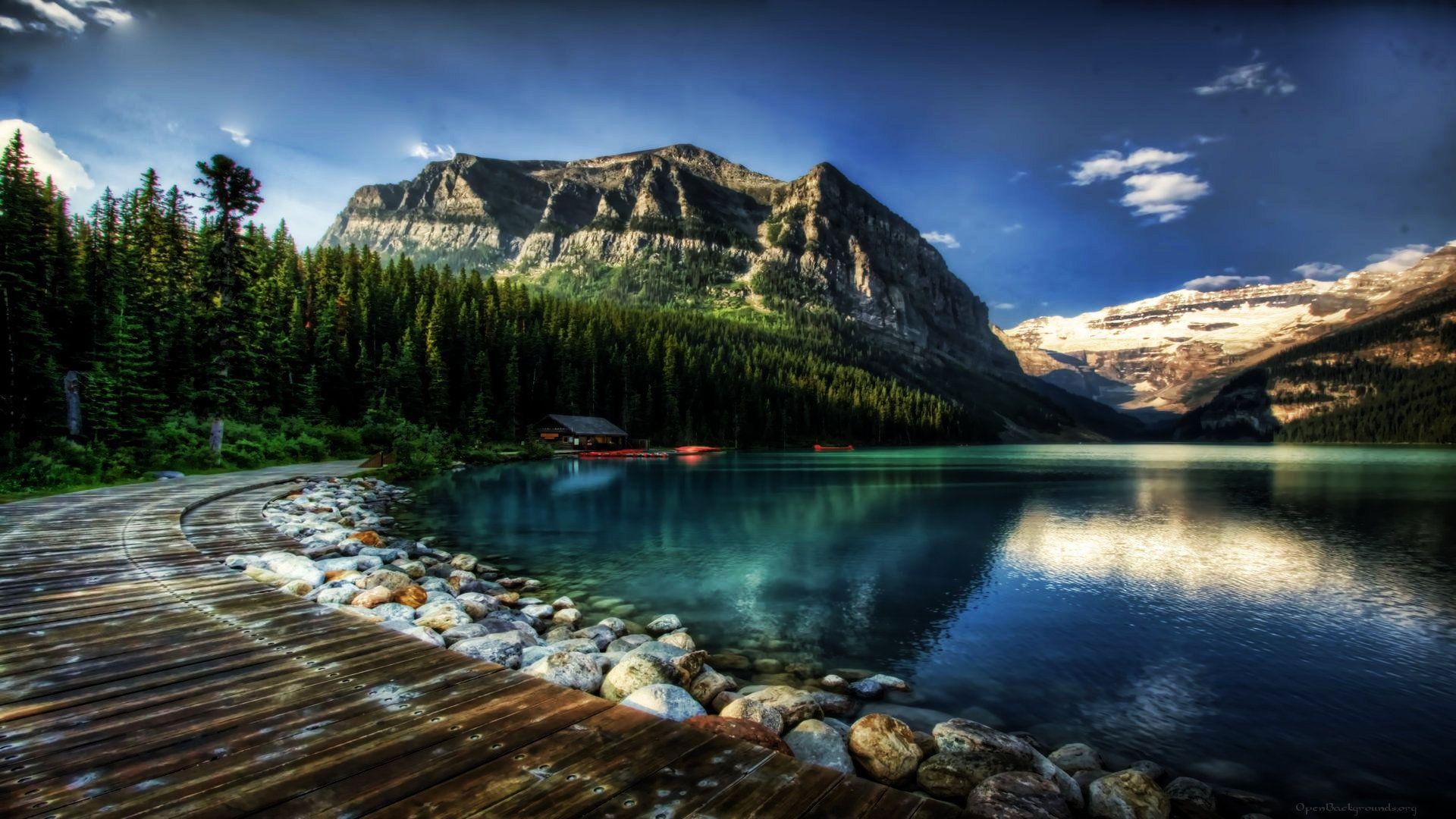 Lake Louise, Alberta, Kanada, Reisen, Natur, 1920x1080 Full HD Desktop