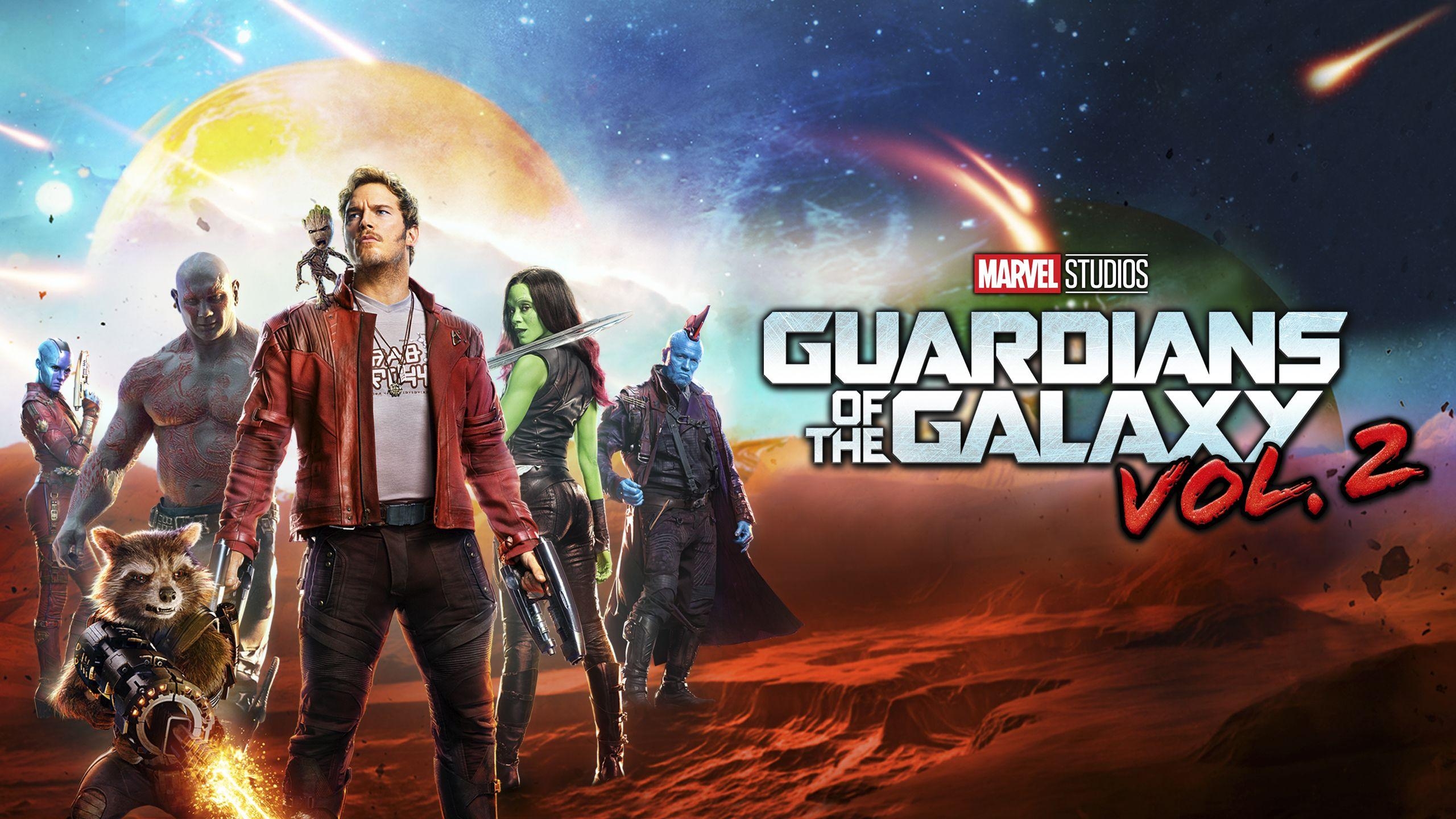 Marvel Studios, Guardians of the Galaxy, Vol. 2, HD, Hintergrund, 2560x1440 HD Desktop