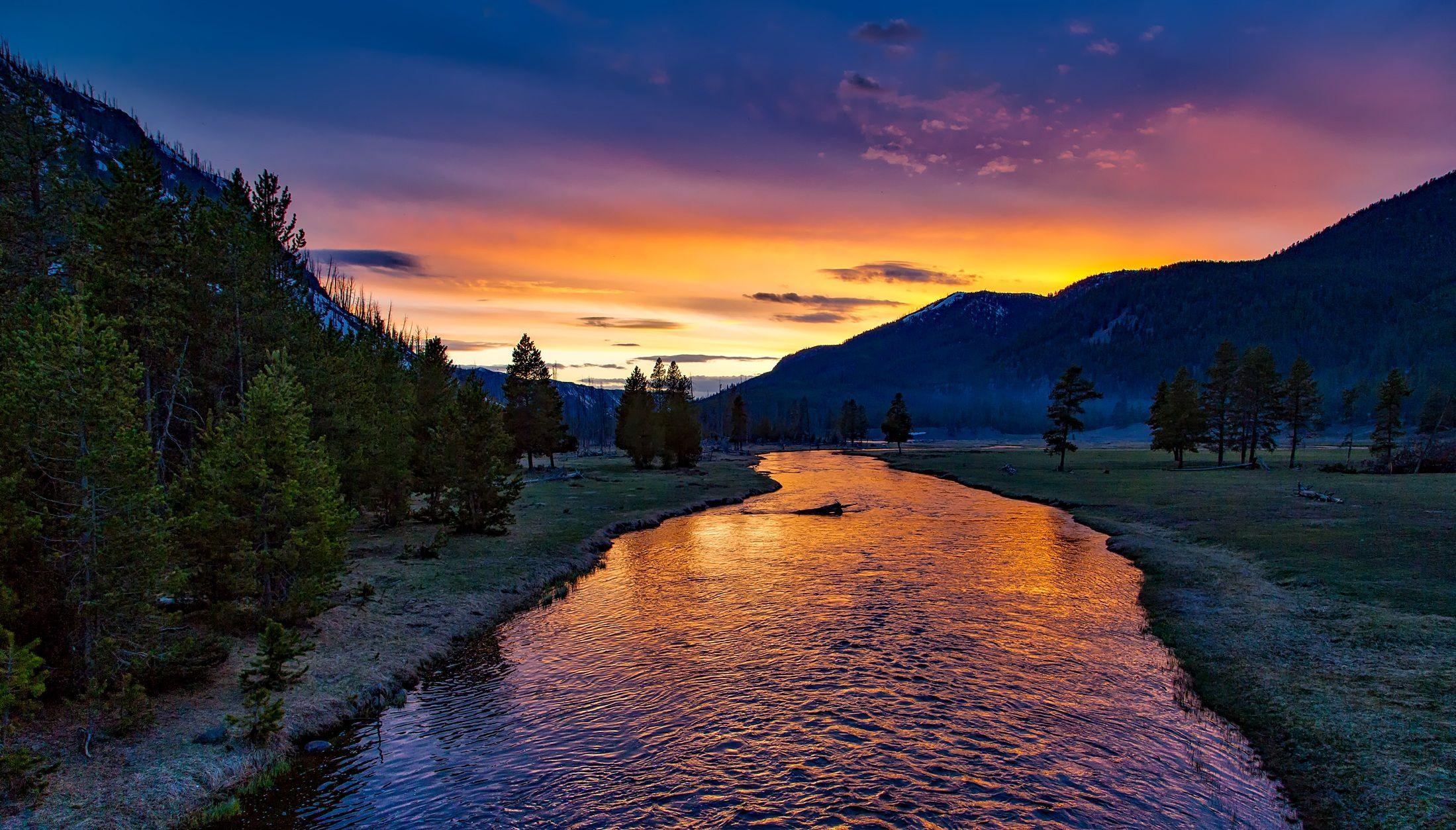 Yellowstone, Nationalpark, HD, Reisen, Natur, 2200x1260 HD Desktop