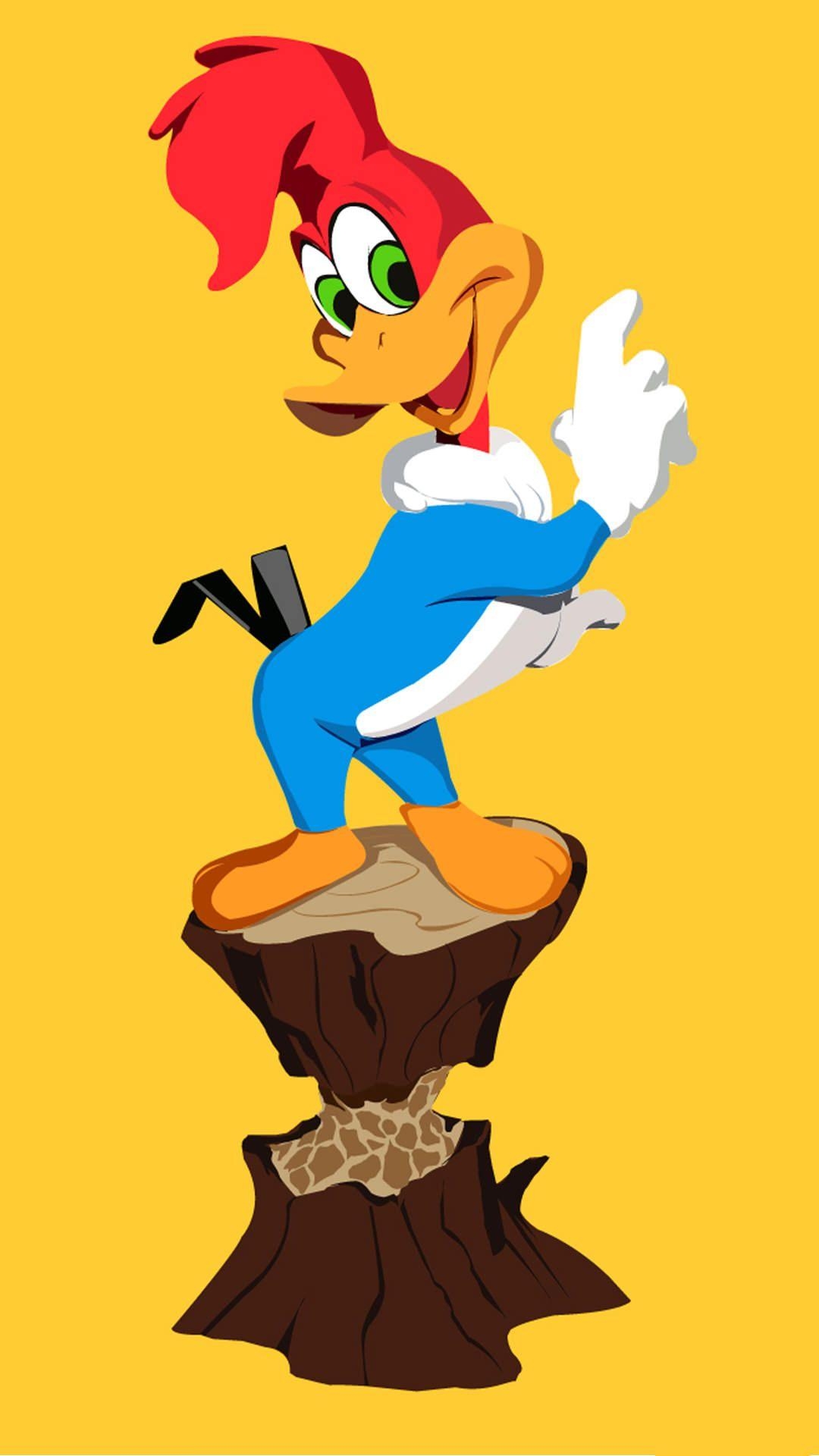 Woody Woodpecker, iPhone, Cartoon, Animation, Bild, 1080x1920 Full HD Handy