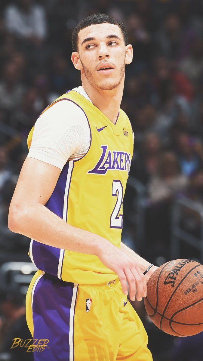 Lonzo Ball, Lakeshow, GFX, Basketball, Sport, 680x1200 HD Handy