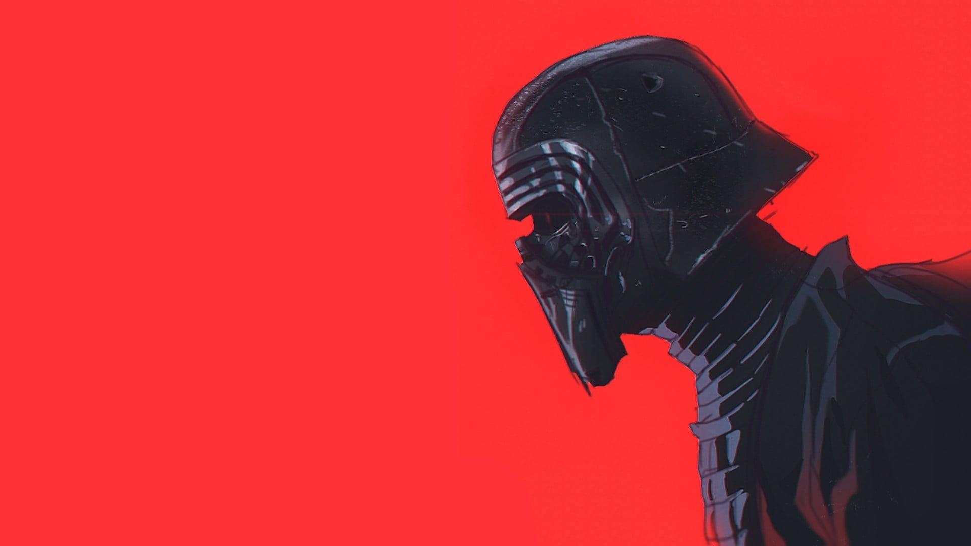 Kylo Ren, Darth Vader, Star Wars, Maske, Rot, 1920x1080 Full HD Desktop