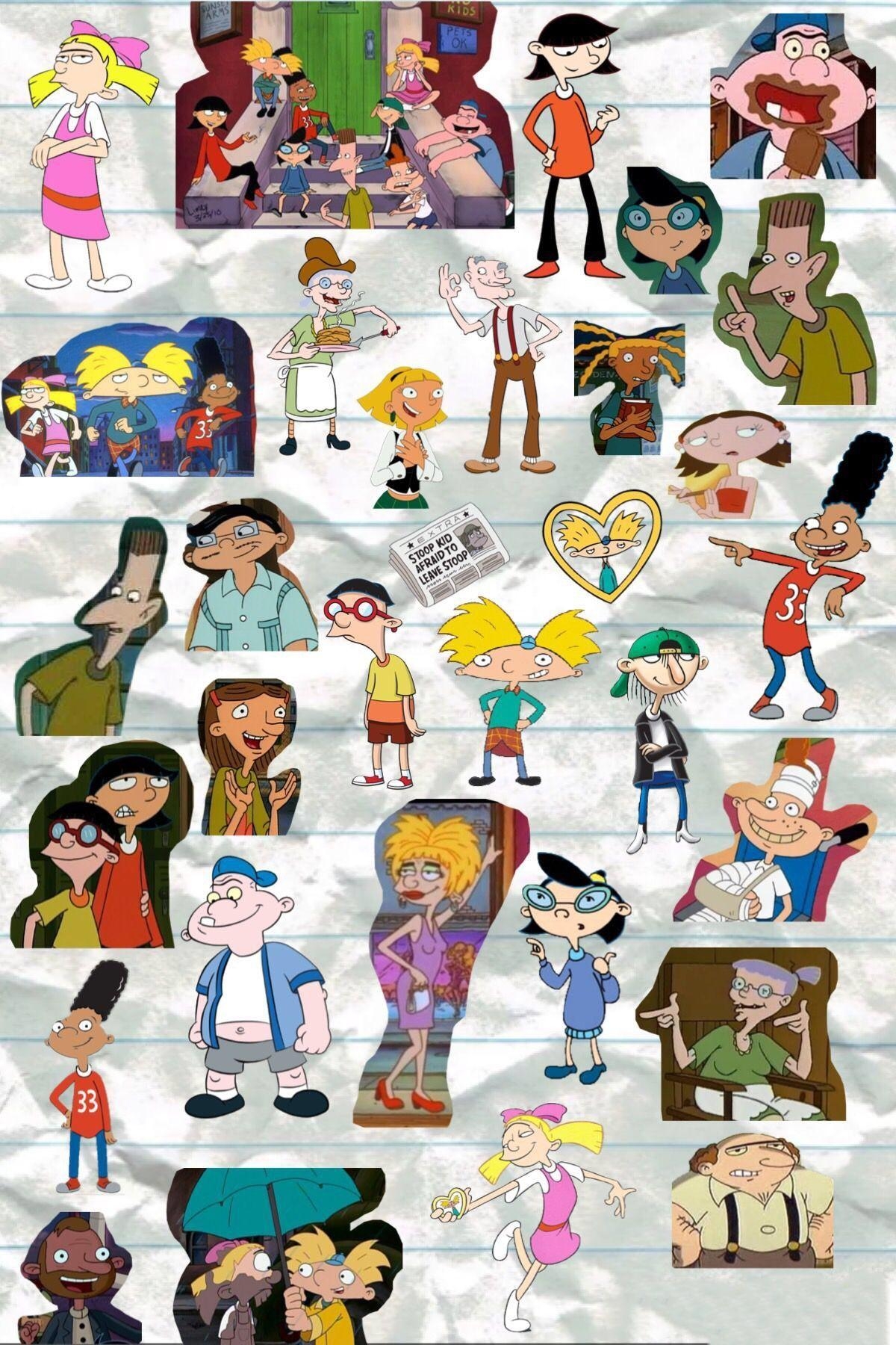 Hey Arnold, 90er, Handybild, iPhone, Cartoon, 1200x1800 HD Handy