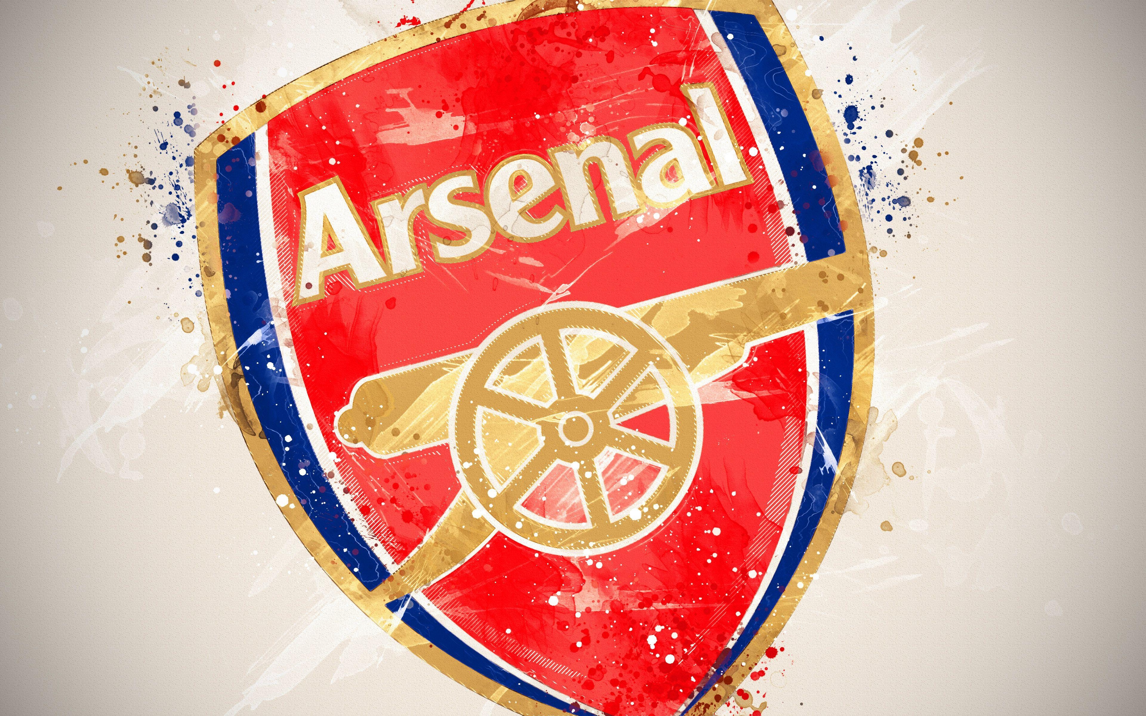 Logo, Fußball, Arsenal FC, Hintergrund, Bild, 3840x2400 4K Desktop