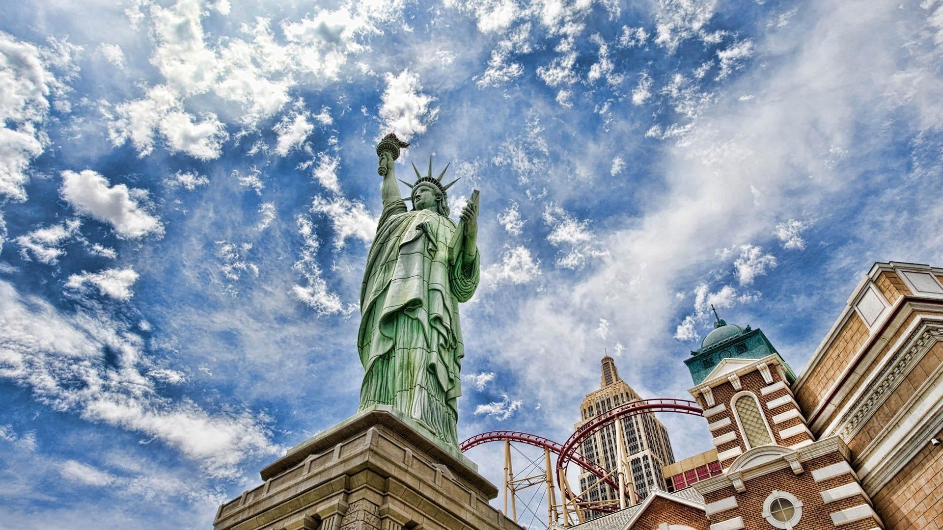 Lady Liberty, Freiheitsstatue, Reisen, New York, USA, 1920x1080 Full HD Desktop