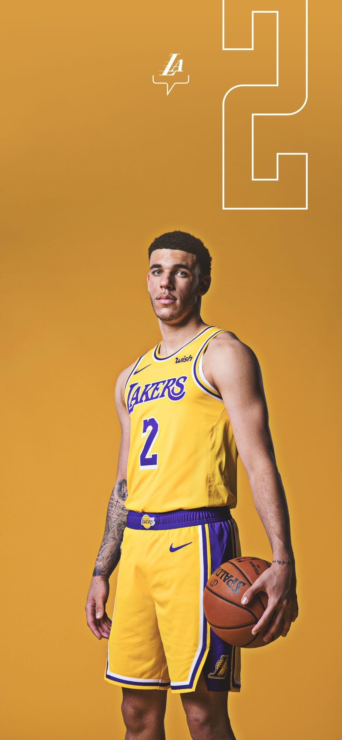 Lonzo Ball, Los Angeles Lakers, Basketball, NBA, Sport, 1130x2440 HD Handy