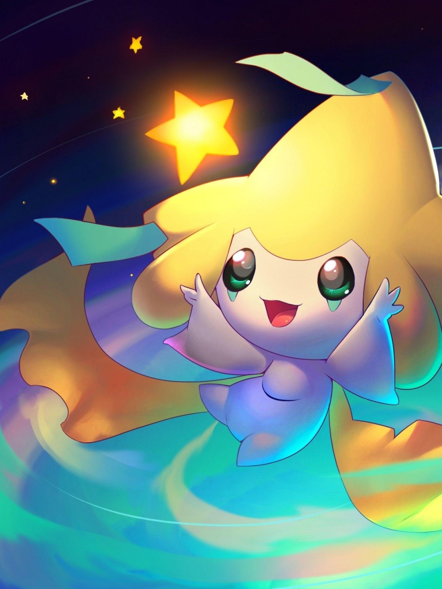 Jirachi, Pokémon, Kunstwerk, Niedlich, Download, 1540x2050 HD Handy