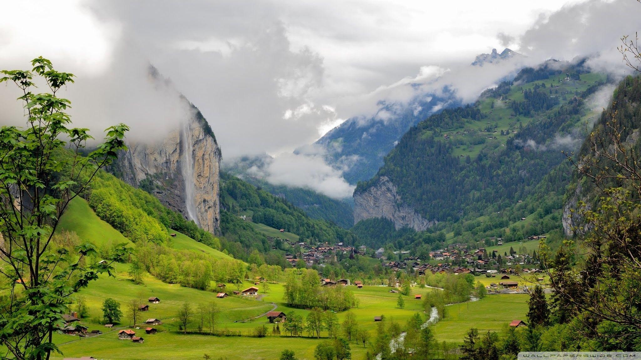 Lauterbrunnental, Schweiz, 4K, HD, Reise, 2050x1160 HD Desktop