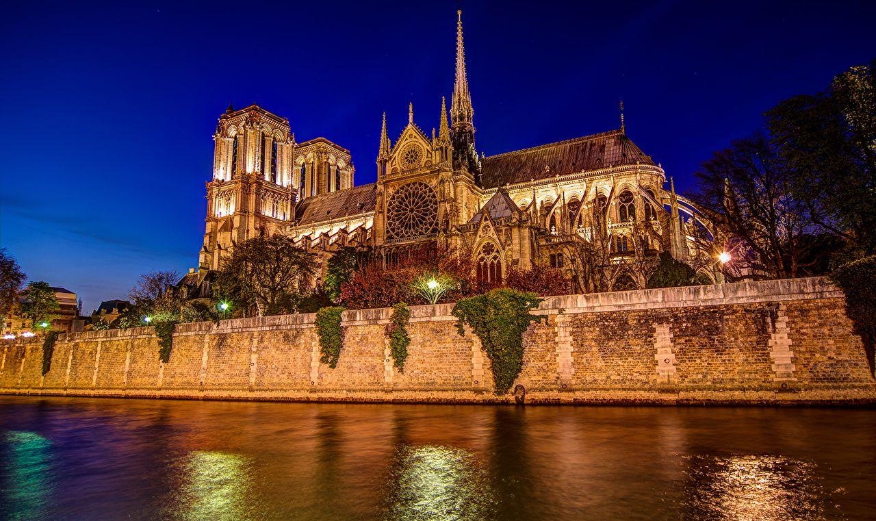 Notre Dame, Paris, Kathedrale, Frankreich, Reiseziel, 1280x770 HD Desktop