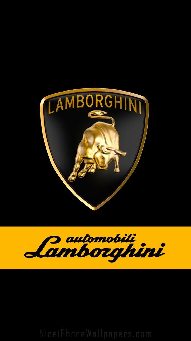 Lamborghini Logo, iPhone, Hintergrund, Mobil, Luxus, 750x1340 HD Handy