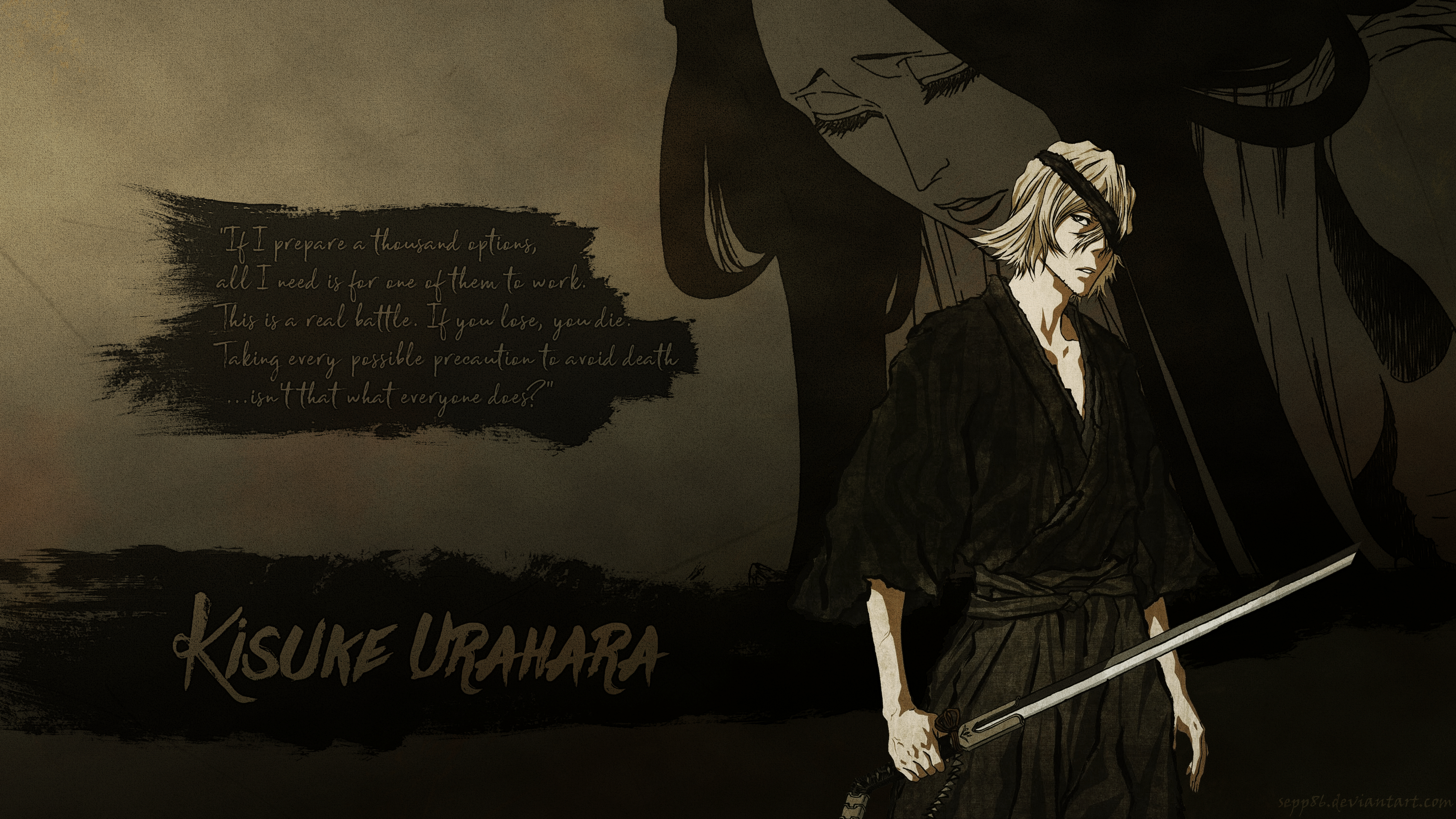 Kisuke Urahara, Anime, Bleach, HD, Hintergrundbild, 3420x1920 HD Desktop