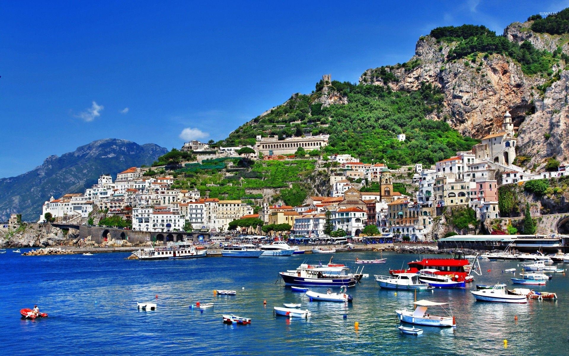 Salerno, Italien, Capri Insel, Sizilien, 1920x1200 HD Desktop