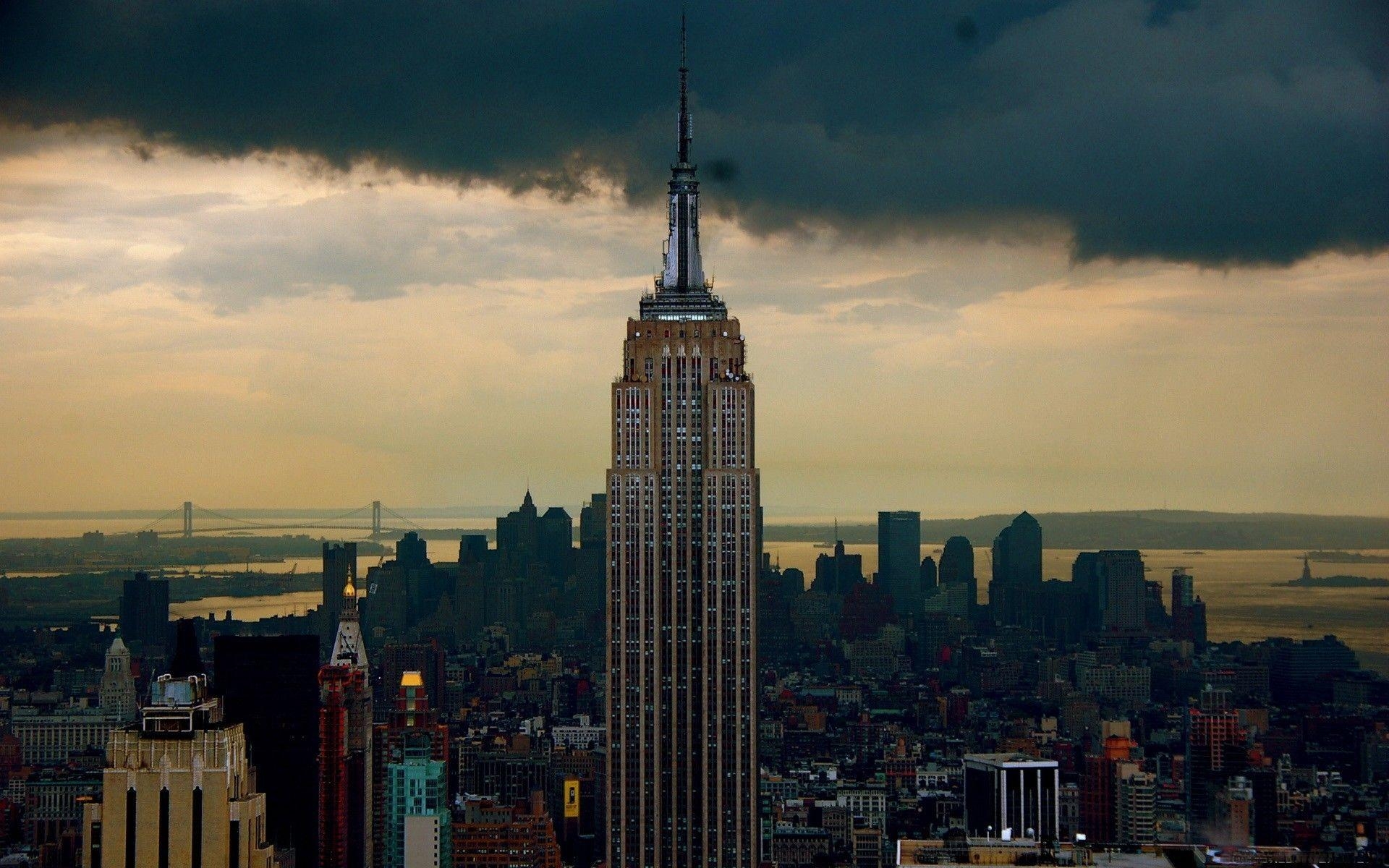 Empire State Building, Reisen, New York, Wolkenkratzer, Landmarke, 1920x1200 HD Desktop