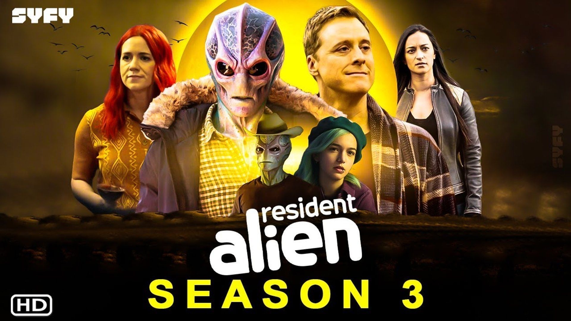 Resident Alien, dritte Staffel, Folge, TV-Serie, Syfy, 1920x1080 Full HD Desktop