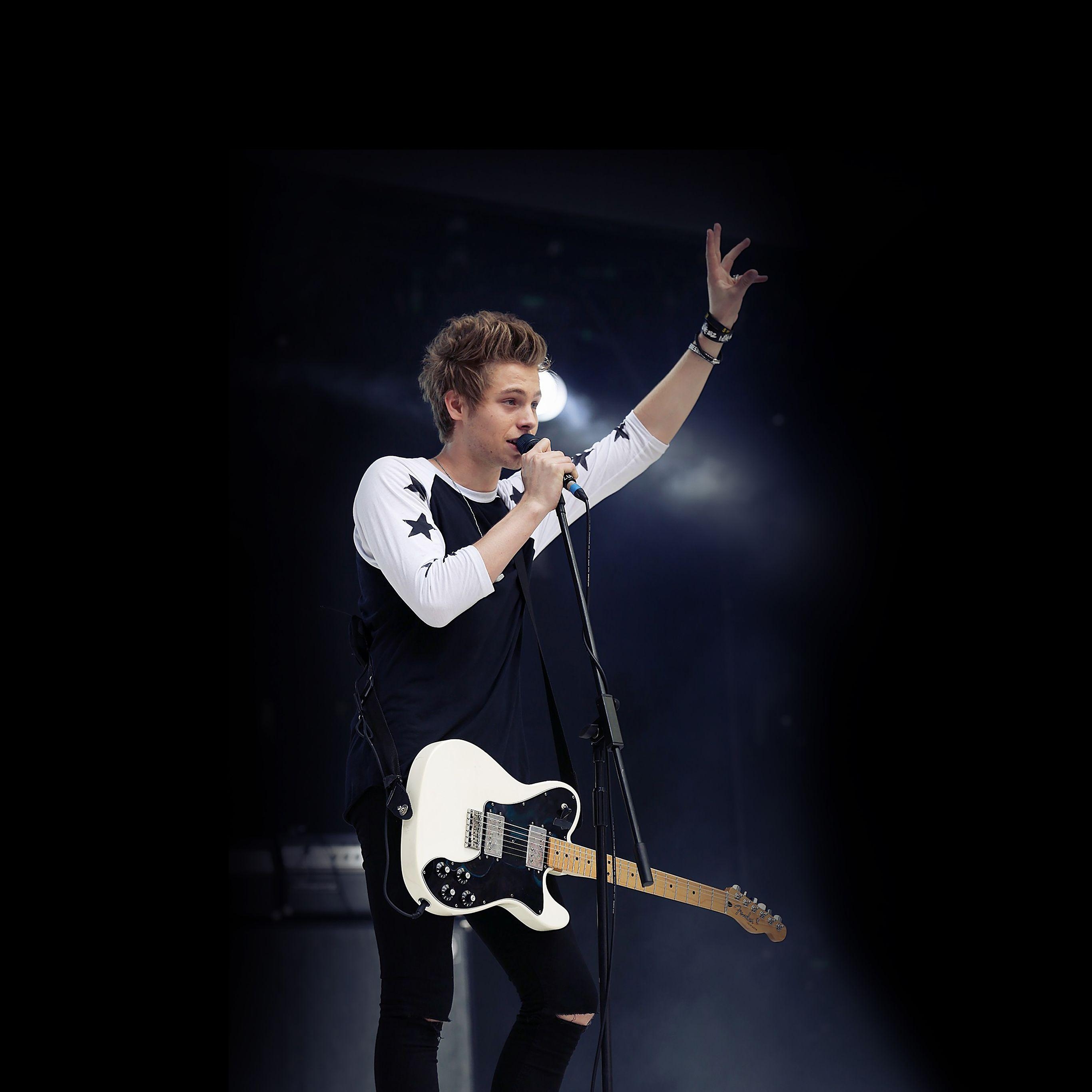 Luke Hemmings, 5 Seconds of Summer, Musik, Sänger, Band, 2740x2740 HD Handy