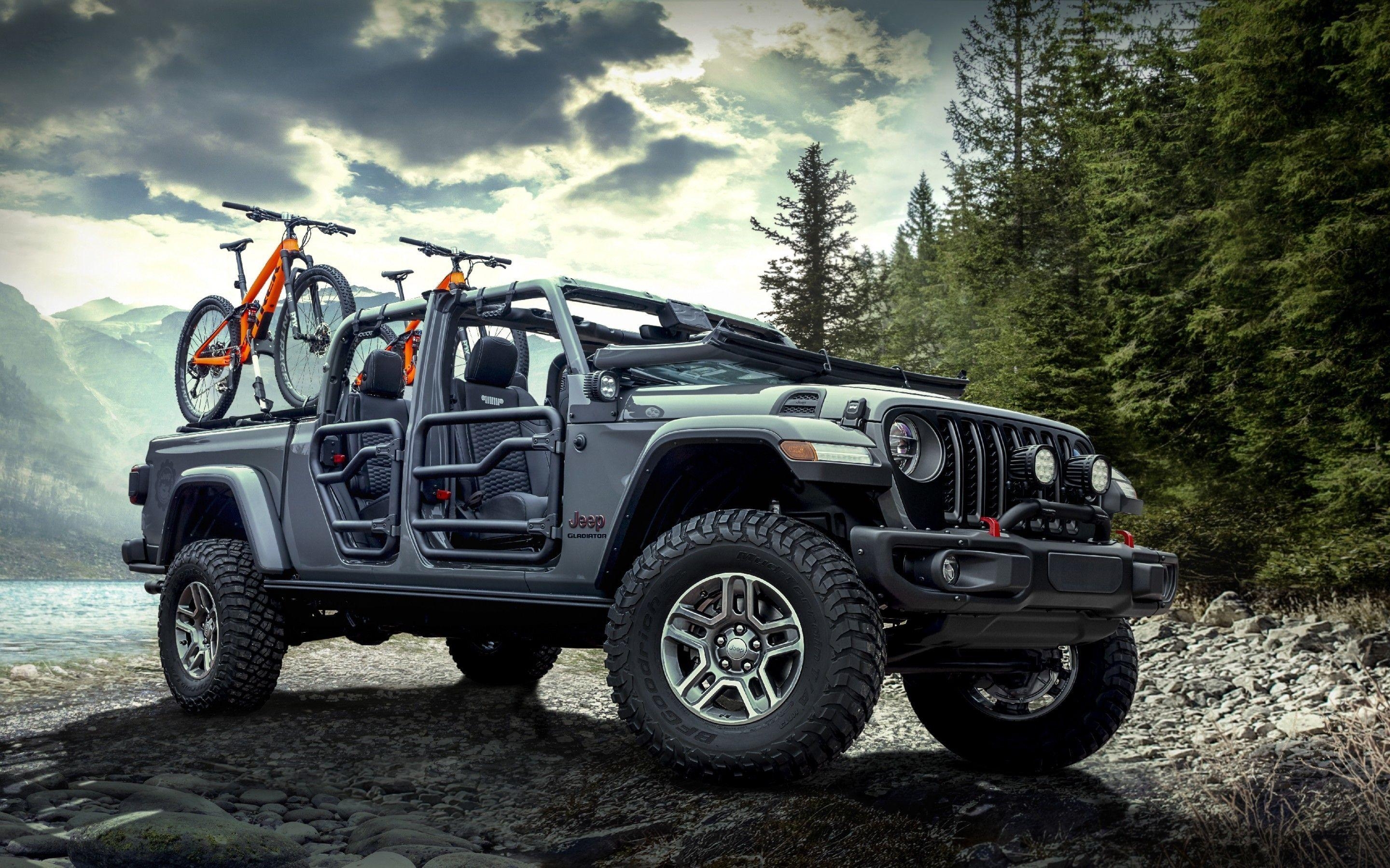 Jeep Gladiator, Rubicon, Zukunft, Auto, Neuerscheinung, 2880x1800 HD Desktop