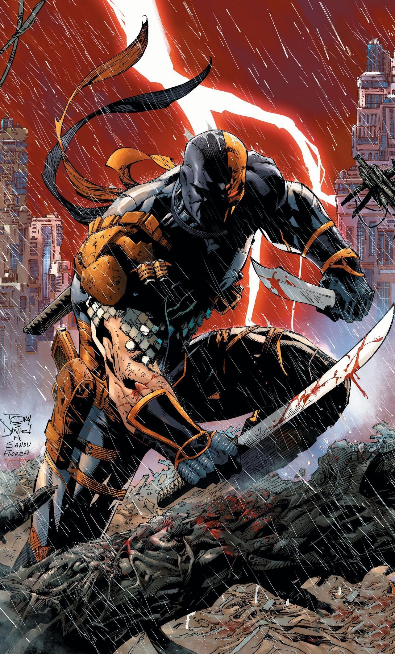 Deathstroke, Deadpool, iPhone, 4K, Filmbild, 1280x2120 HD Handy