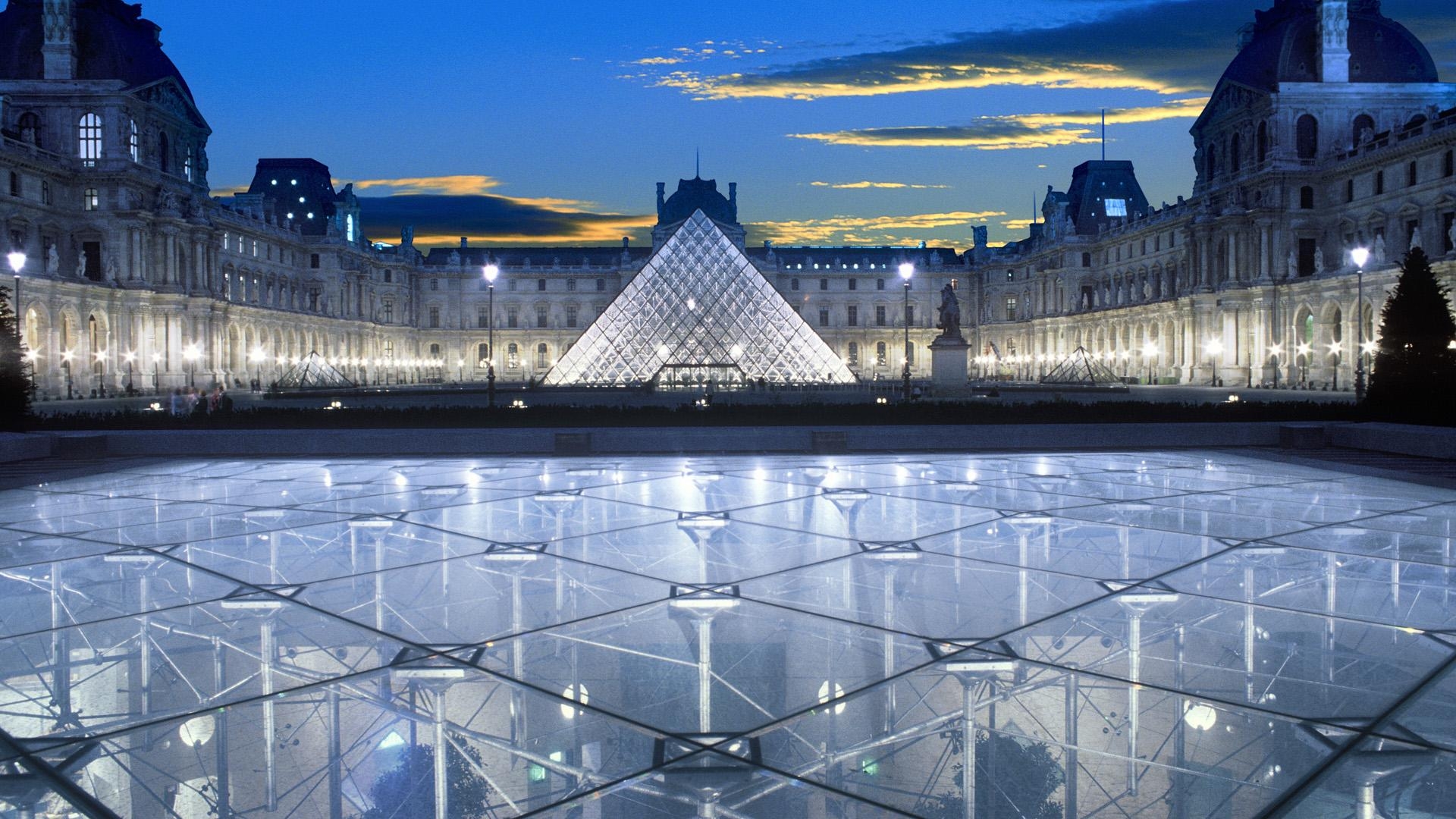 Louvre, HD, Hintergrund, Paris, Frankreich, 1920x1080 Full HD Desktop