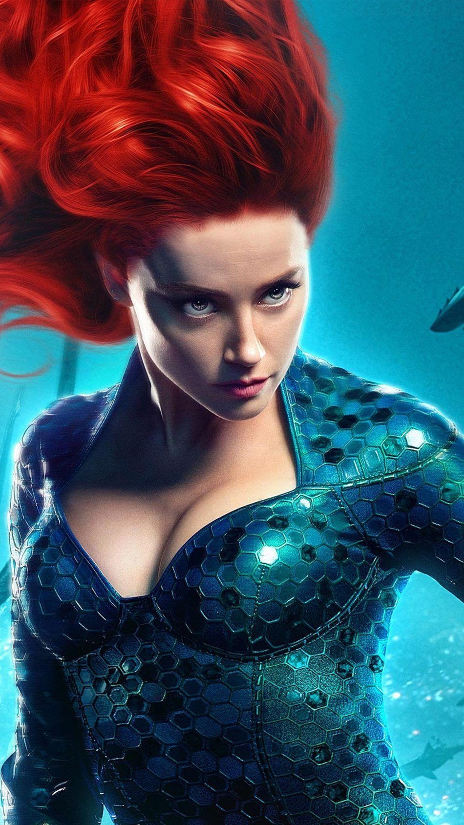 Mera, Aquaman, Filme, Hintergrundbild, Superheldin, 950x1690 HD Handy