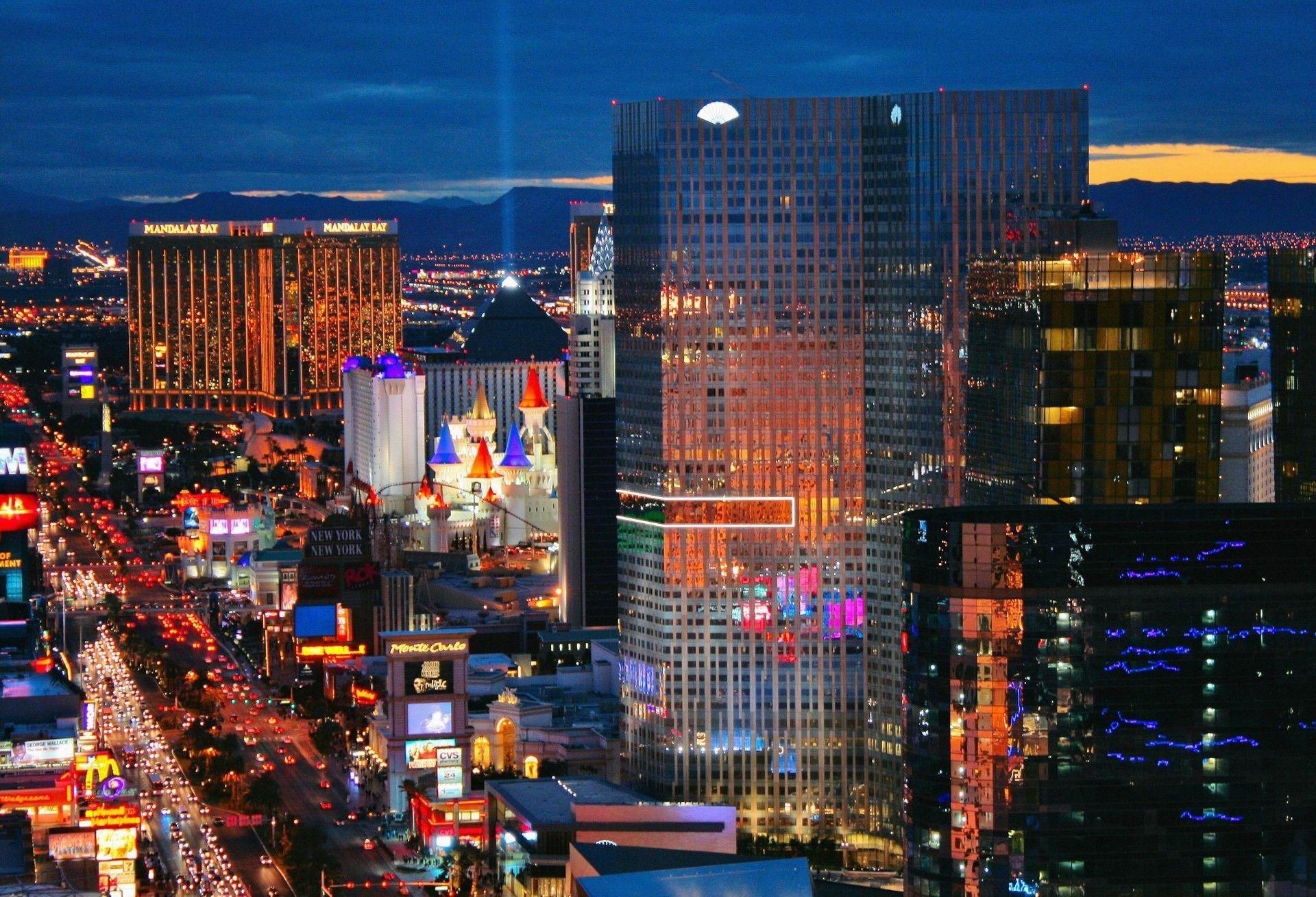 Las Vegas, HD, Hintergrund, Stadt, Beleuchtung, 1920x1310 HD Desktop