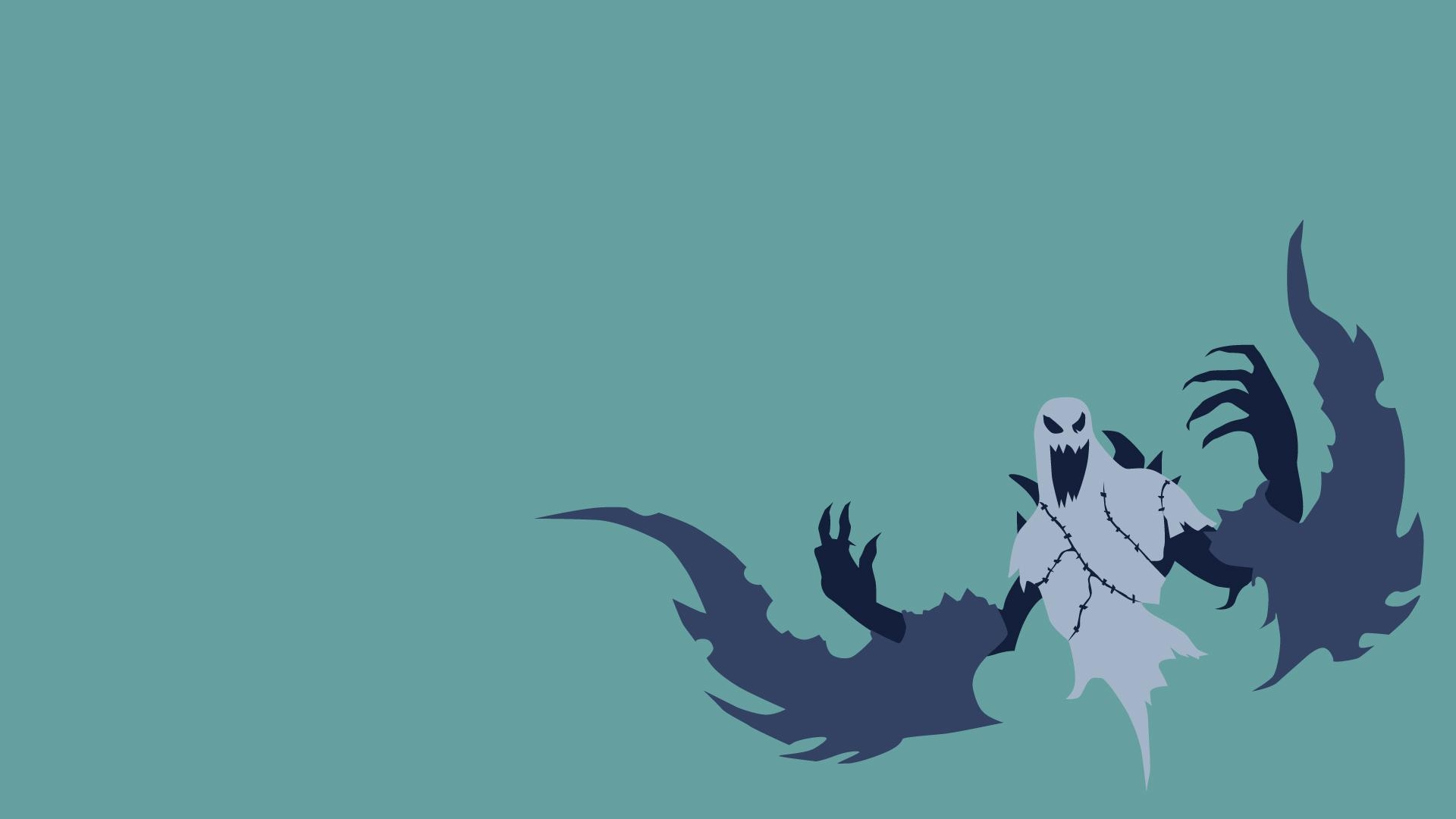 League of Legends, Nocturne, Minimalistisch, Fan Art, Wandbild, 1920x1080 Full HD Desktop