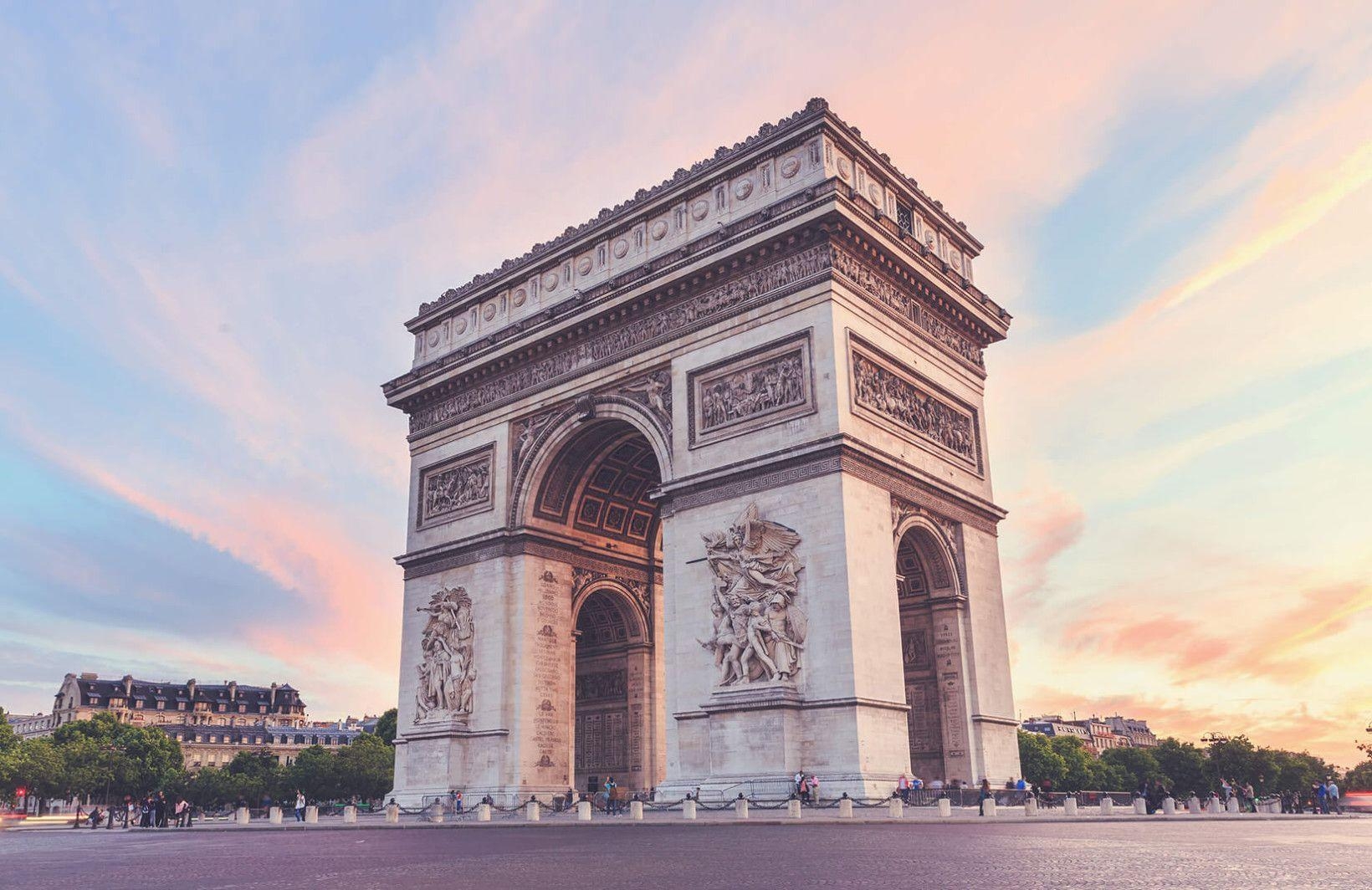 Arc de Triomphe, Stadt, Paris, Hintergrund, Hotels, 1640x1070 HD Desktop