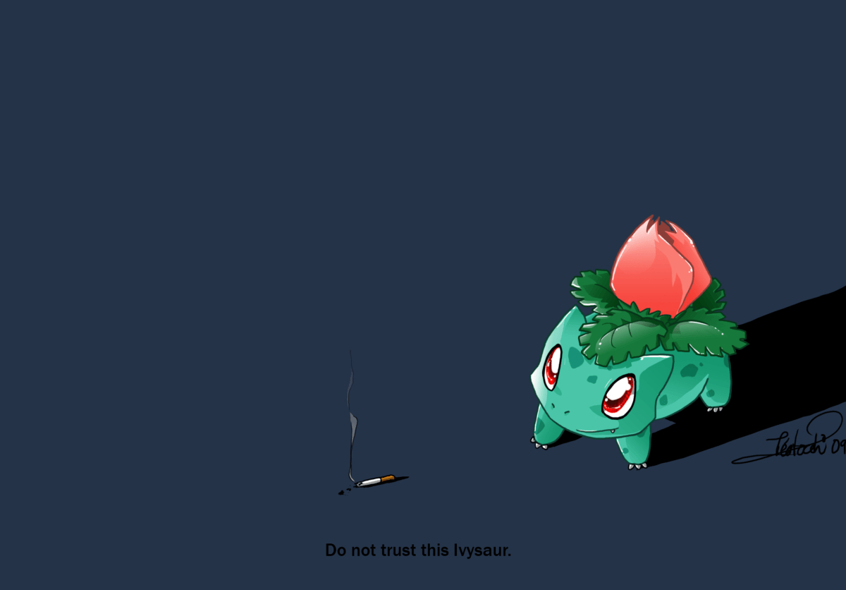 Bulbasaur, Ivysaur, Pokémon, Einfach, Hintergrund, 1200x840 HD Desktop