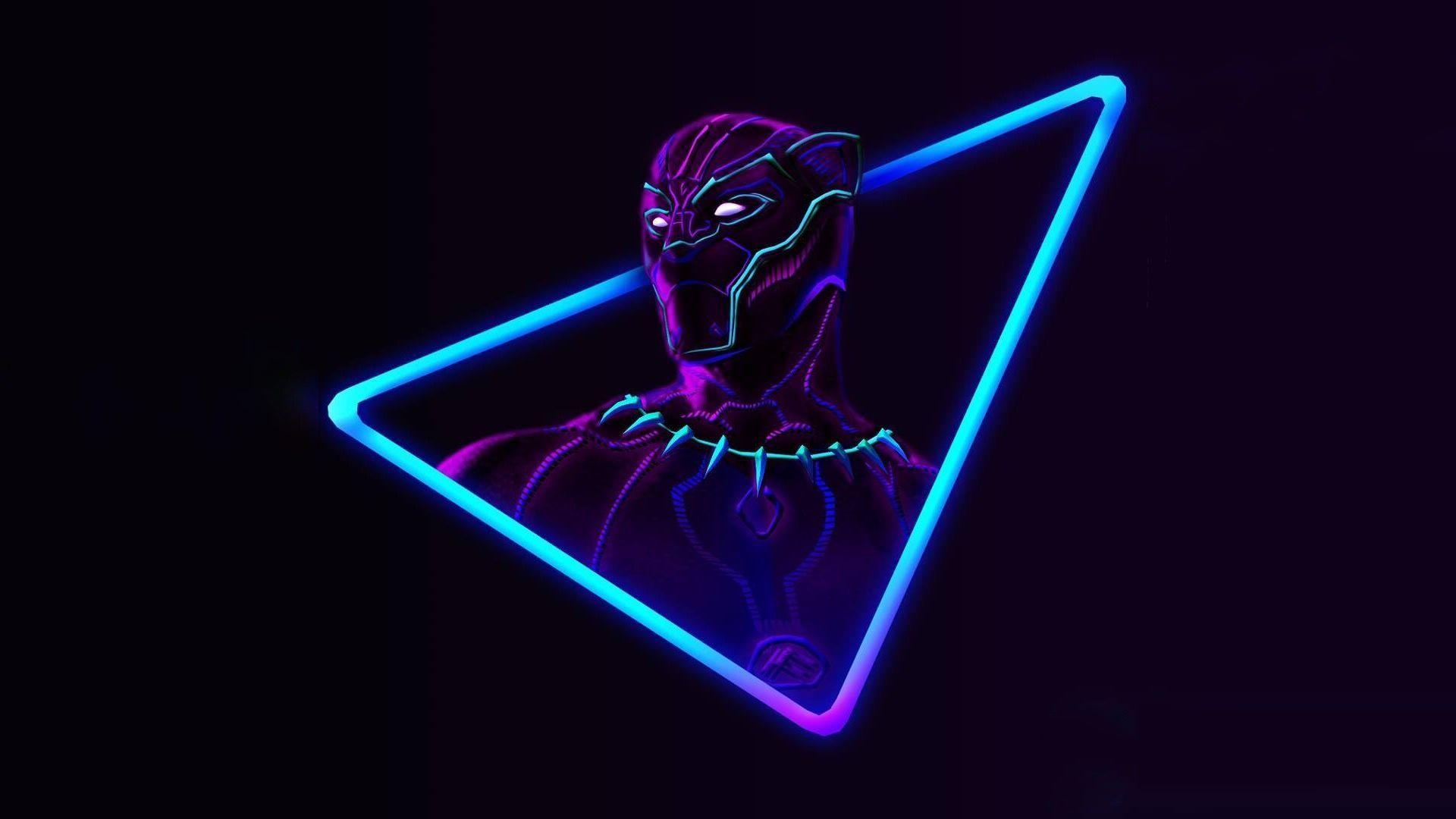 Neon Avengers, Desktop, Hintergrund, Kunstwerk, Helden, 1920x1080 Full HD Desktop