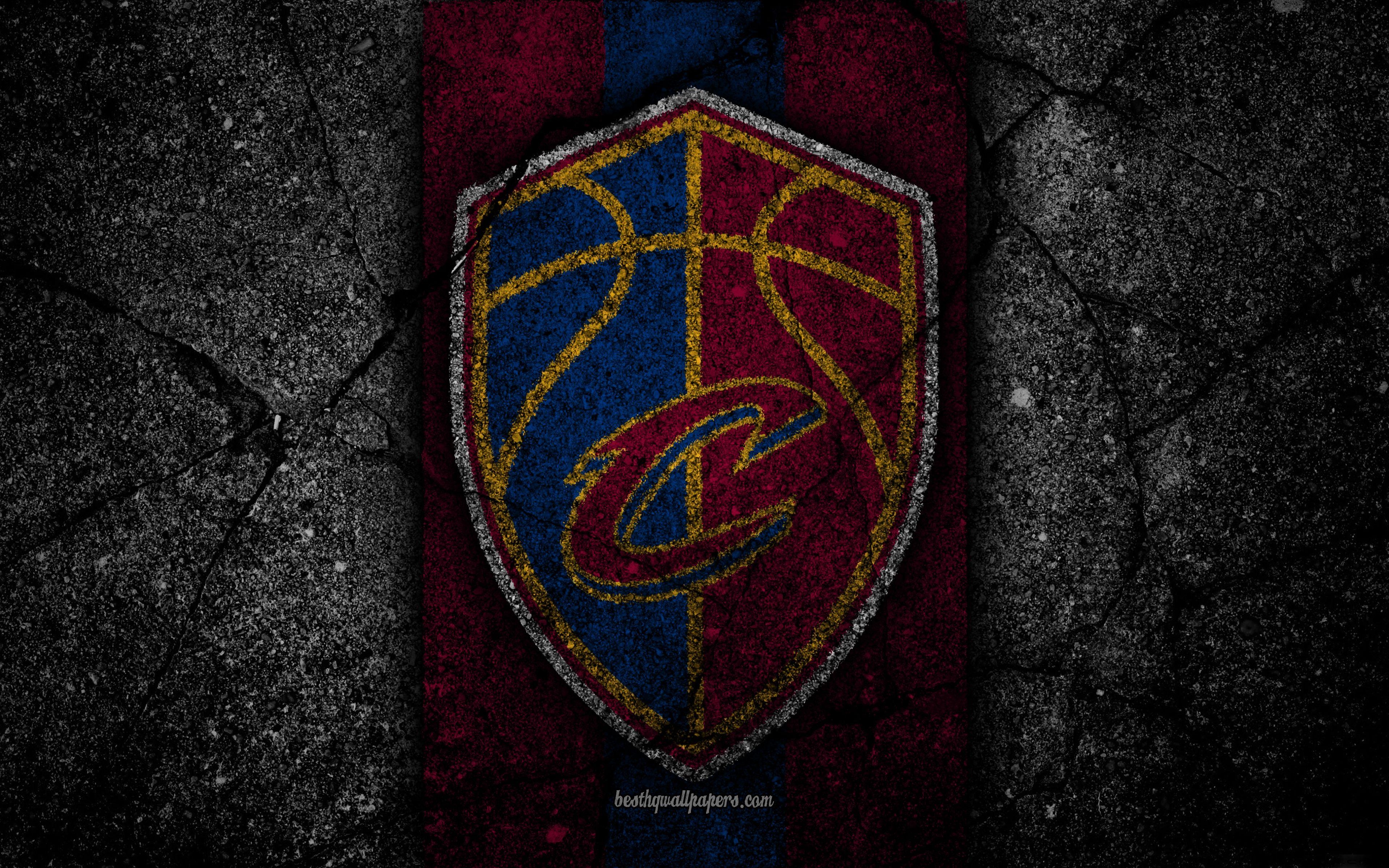 Cleveland Cavaliers, Logo, 4K Ultra HD, Basketball, Hintergrundbild, 3840x2400 4K Desktop