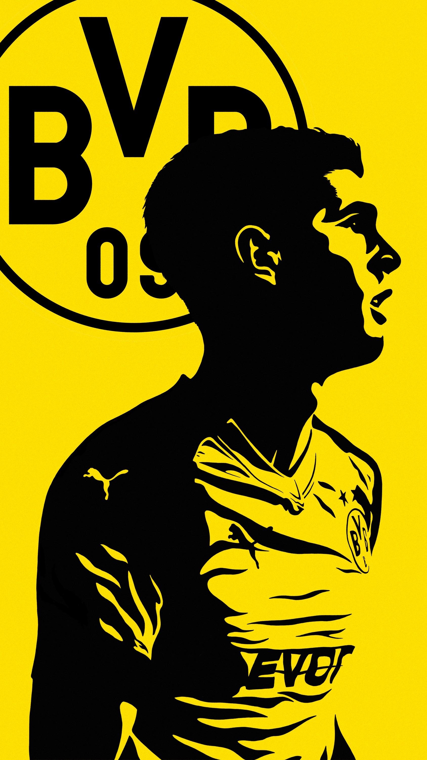 Borussia Dortmund, Pulisic, Handy, BVB, Fan, 1690x3000 HD Handy