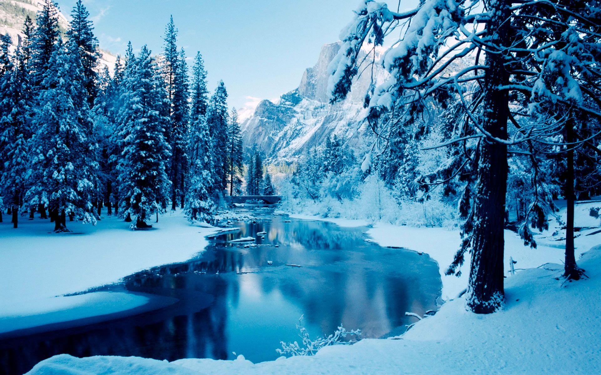 Winterlandschaft, Schnee, Natur, Bild, Hintergrund, 1920x1200 HD Desktop