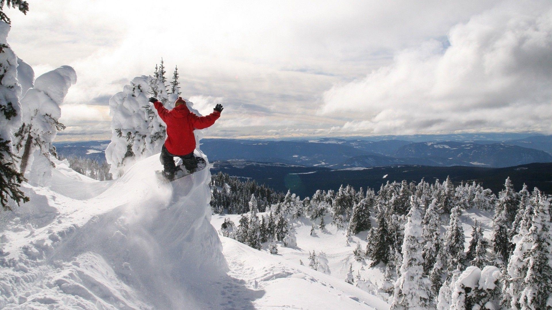 Snowboarding, HD Hintergrundbild, Wintersport, Schneelandschaft, Freestyle, 1920x1080 Full HD Desktop