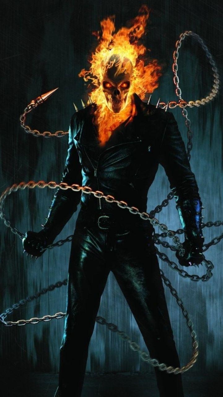 Comics, Ghost Rider, Hintergrundbild, HD, Filme, 720x1280 HD Handy