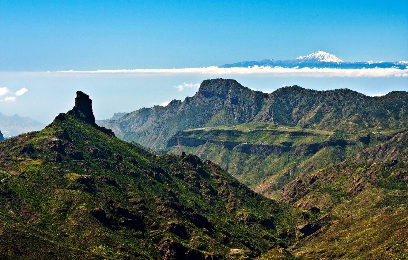 Teneriffa, Vulkan, Spanien, Nationalpark, Insel, 1340x850 HD Desktop