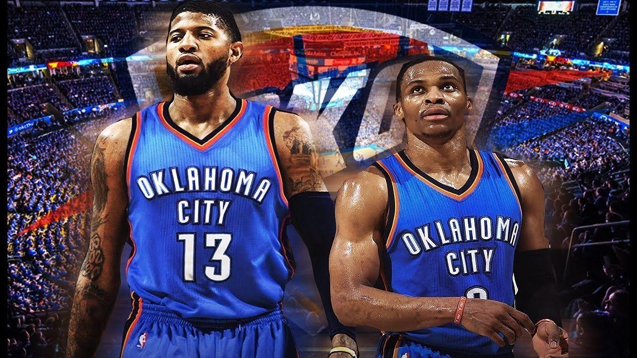 Paul George, Russell Westbrook, OKC, NBA, Basketball, 1280x720 HD Desktop