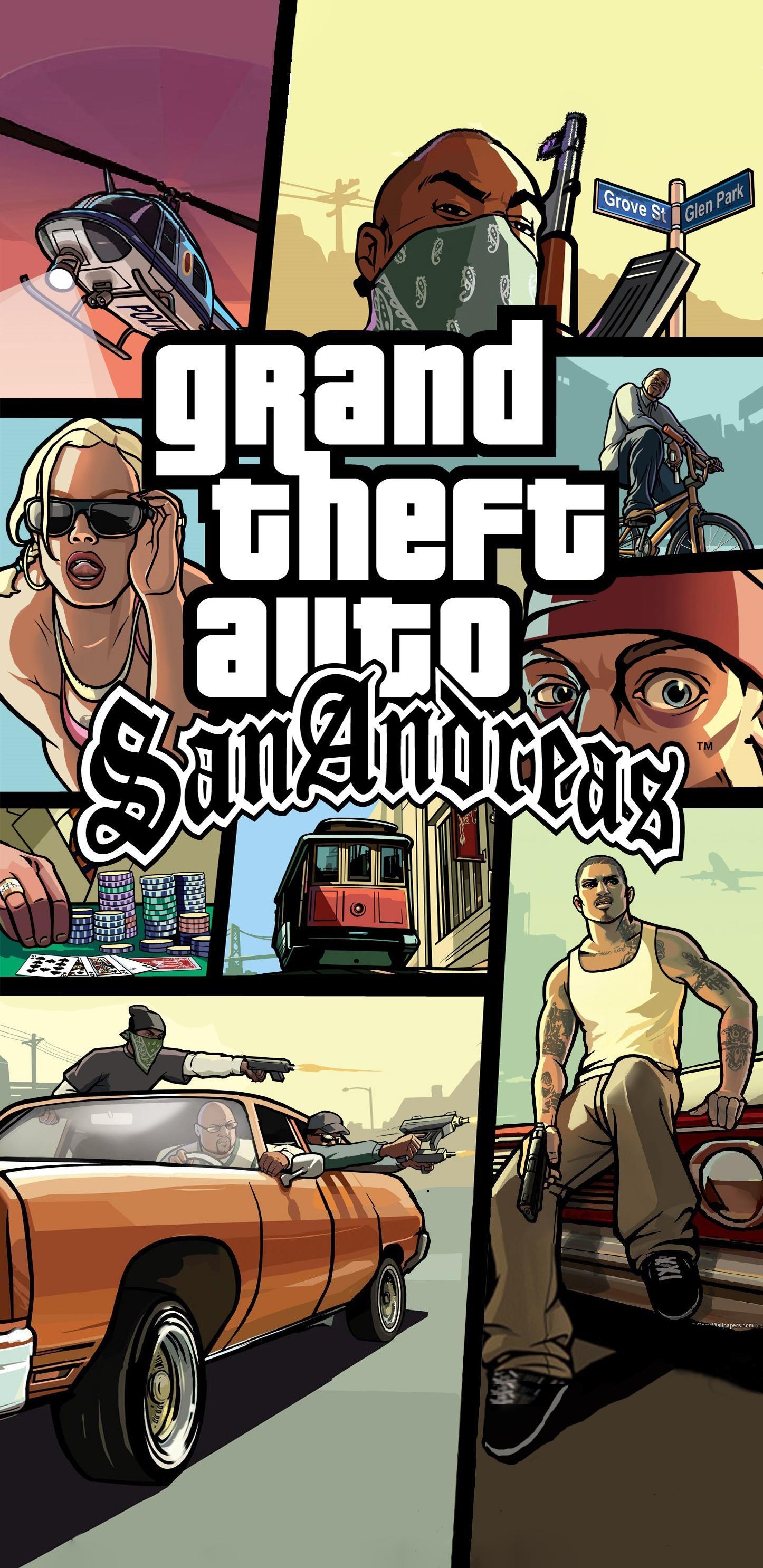 San Andreas, GTA, Handytapete, Hintergrund, Spiel, 1450x2980 HD Handy