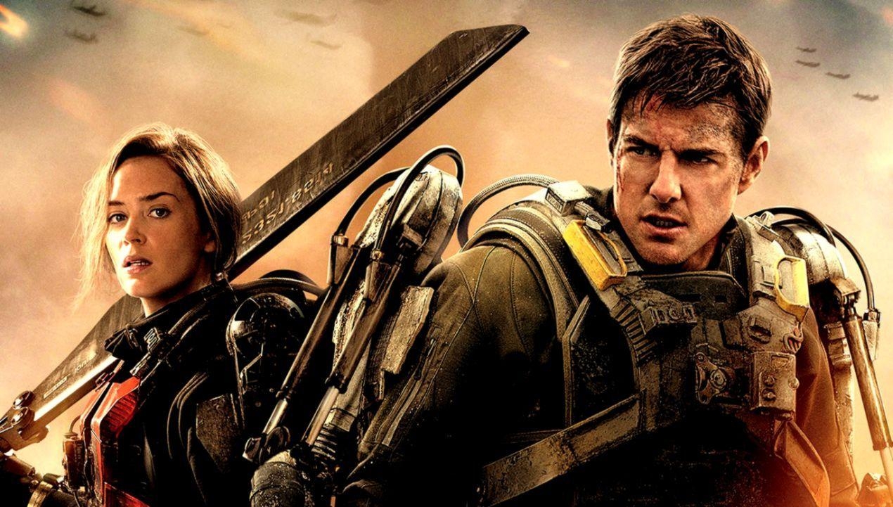 Emily Blunt, Edge of Tomorrow, Film, Sci-Fi, Tom Cruise, 1270x730 HD Desktop