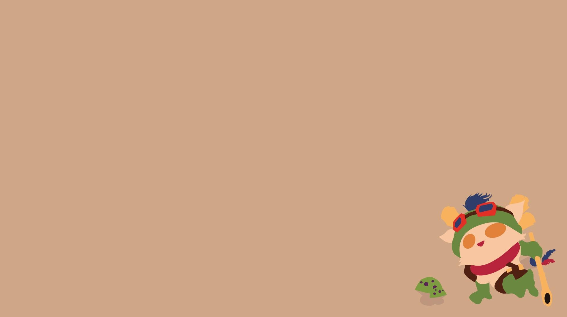 League of Legends, Teemo, Minimalismus, Wallpaper, Kunst, 1930x1080 HD Desktop