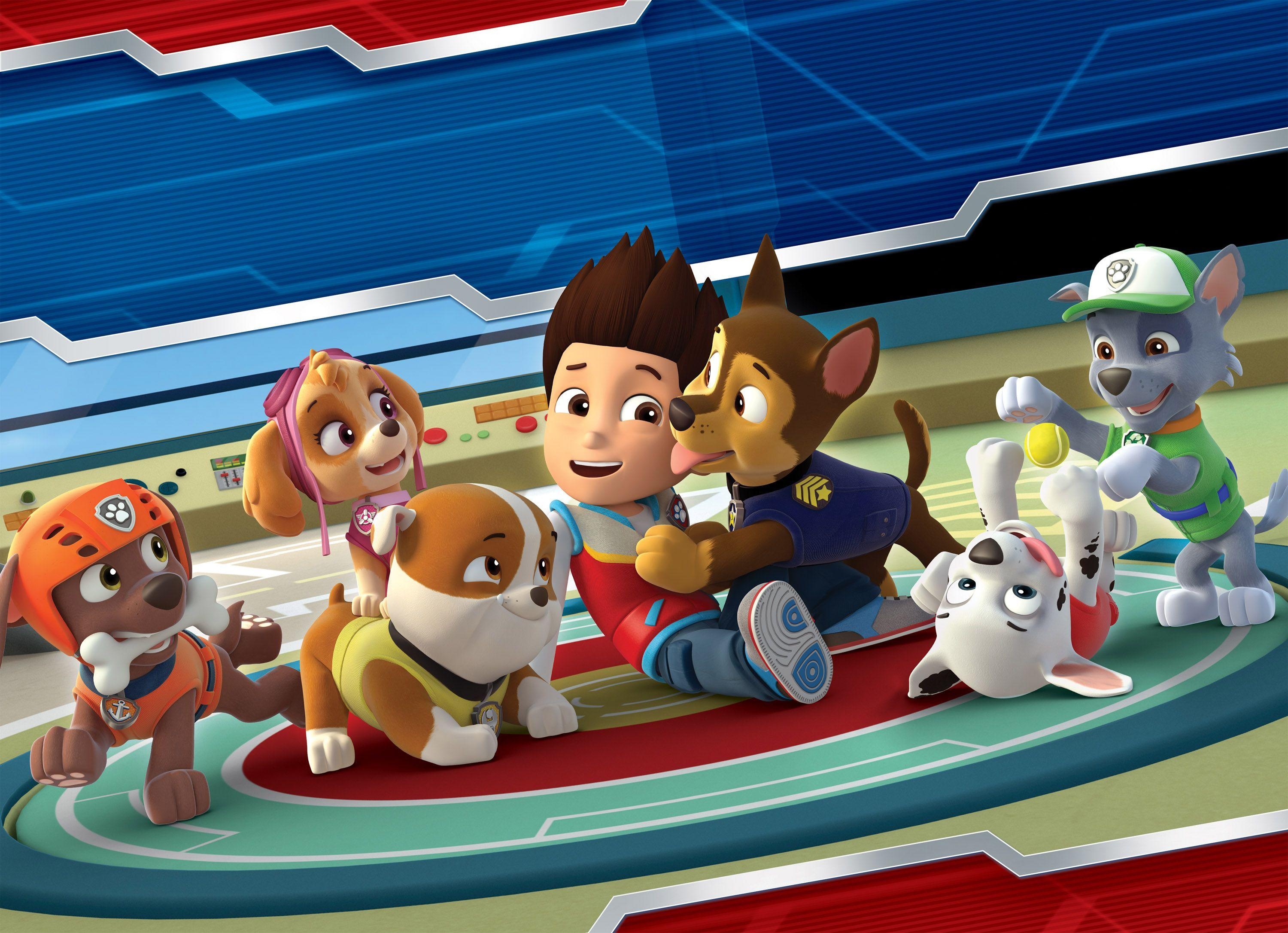 Paw Patrol, Cartoons, Helden, Abenteuer, Hunde, 3000x2180 HD Desktop