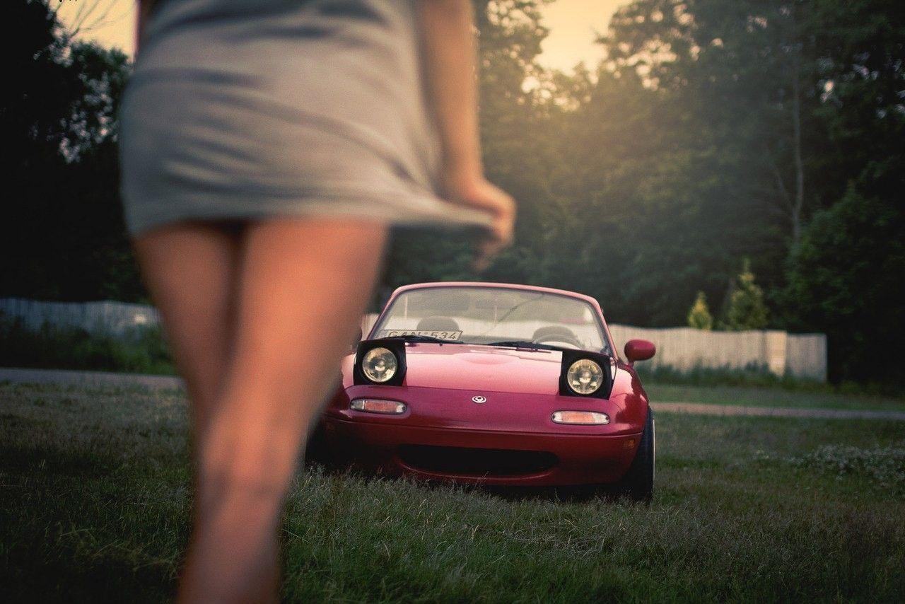 Frauen Autos, Mazda, Lustig, Miata, MX5, 1280x860 HD Desktop