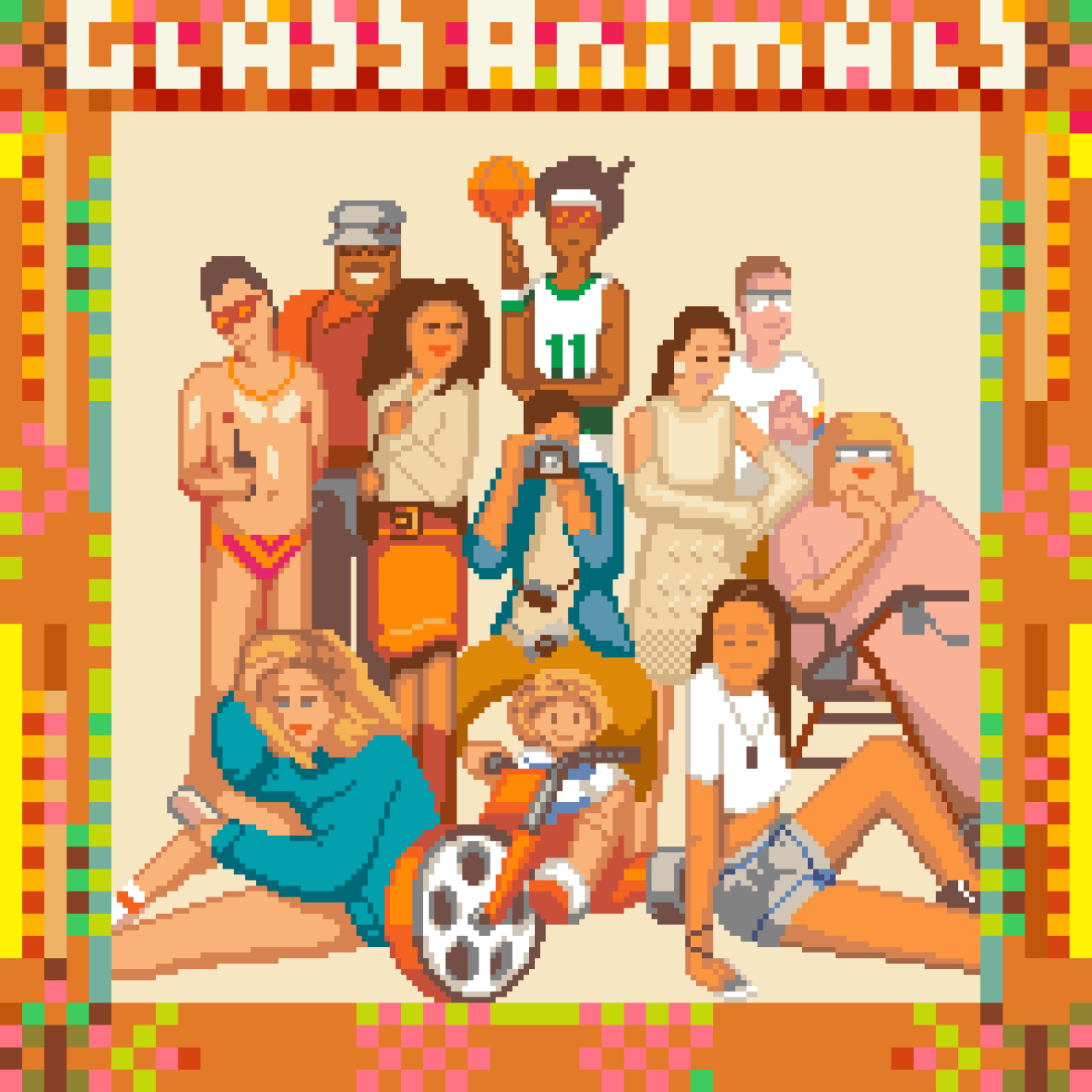 Glass Animals, Peanut Butter, Musikalische Vibes, Indie-Sound, Retro-Feeling, 1280x1280 HD Handy