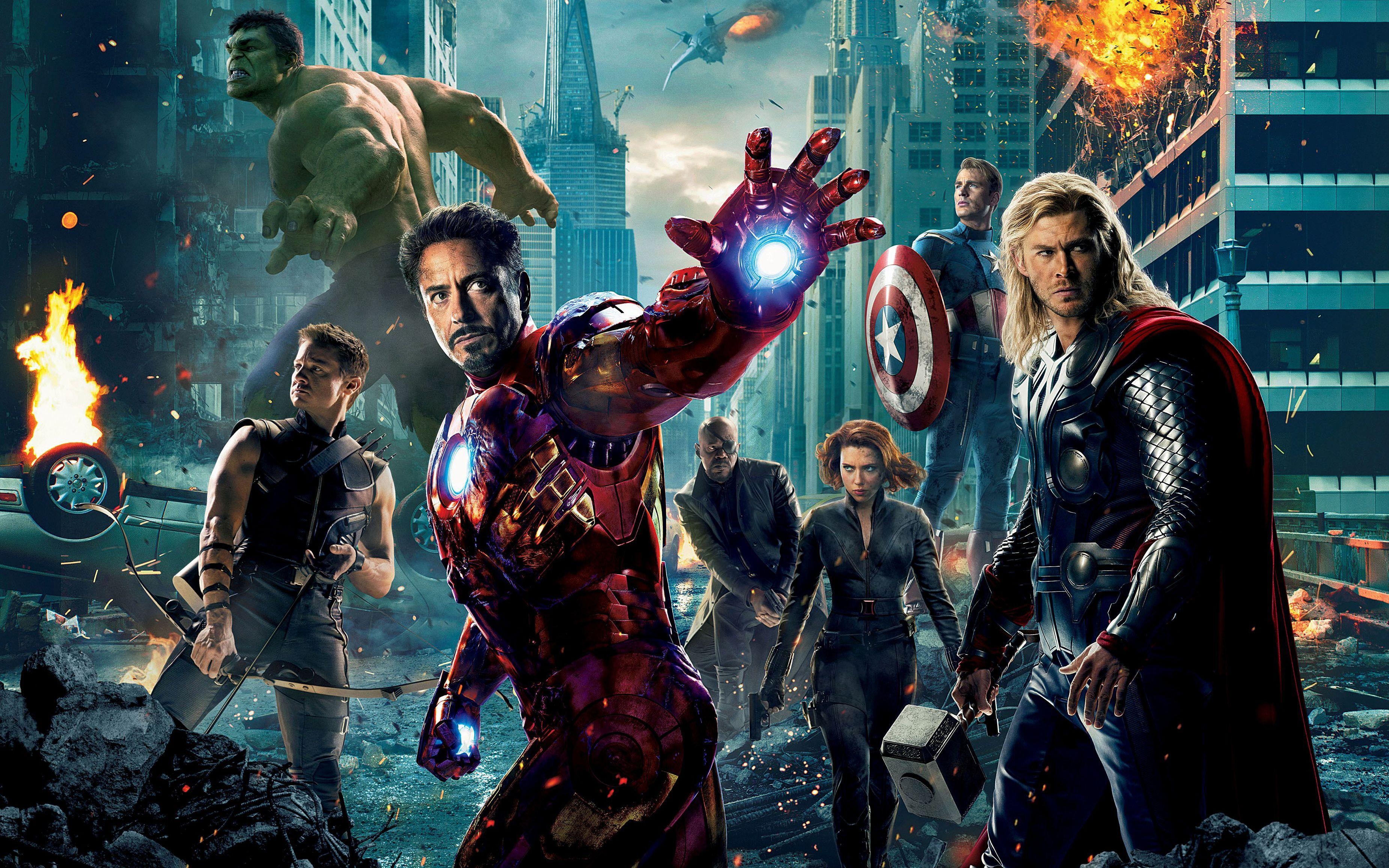 Die Avengers, HD, Hintergrundbild, Marvel, Superhelden, 3700x2320 4K Desktop